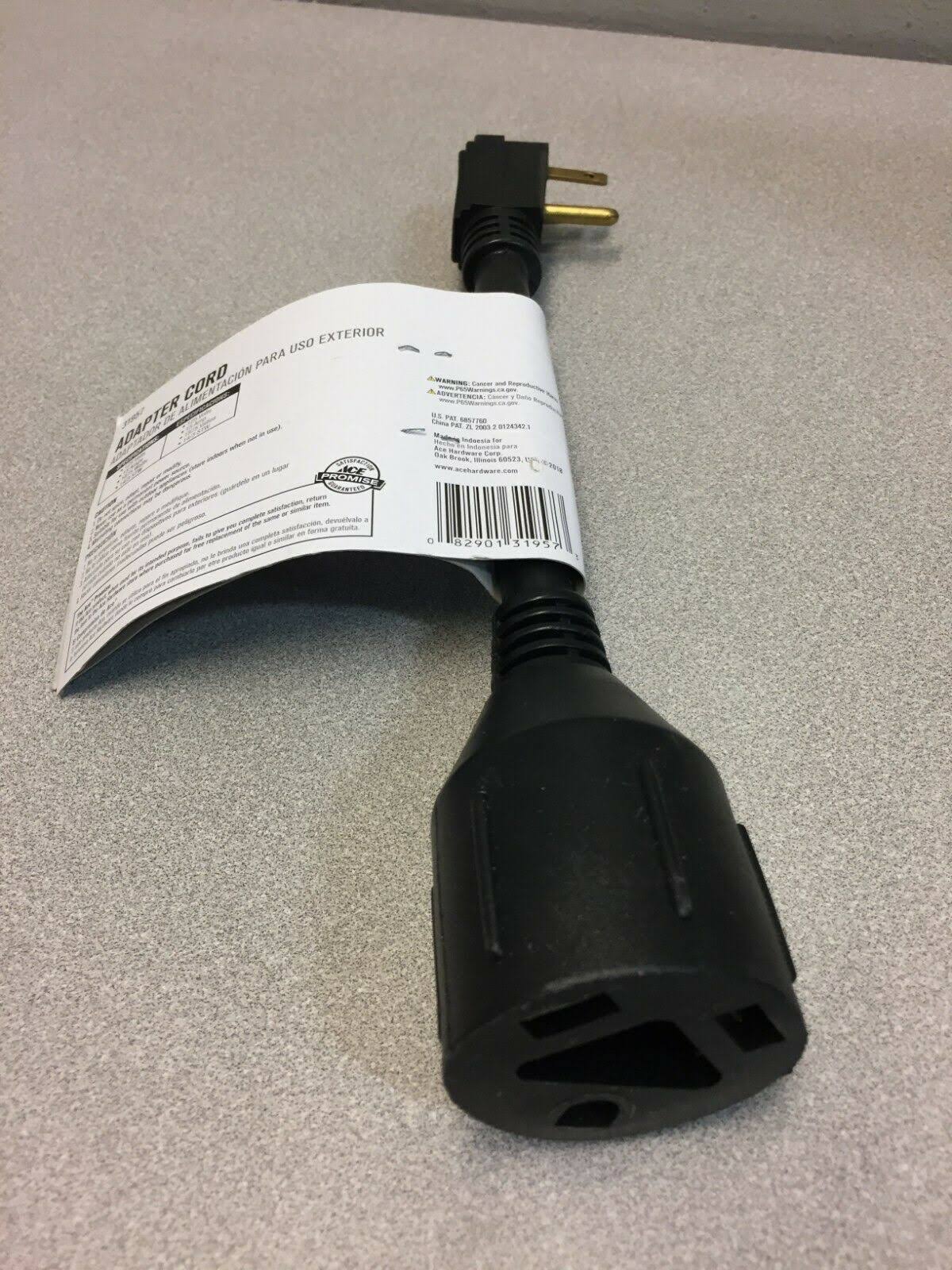 Ace 14/3 STW 125 Volt 9 in. L Appliance Cord