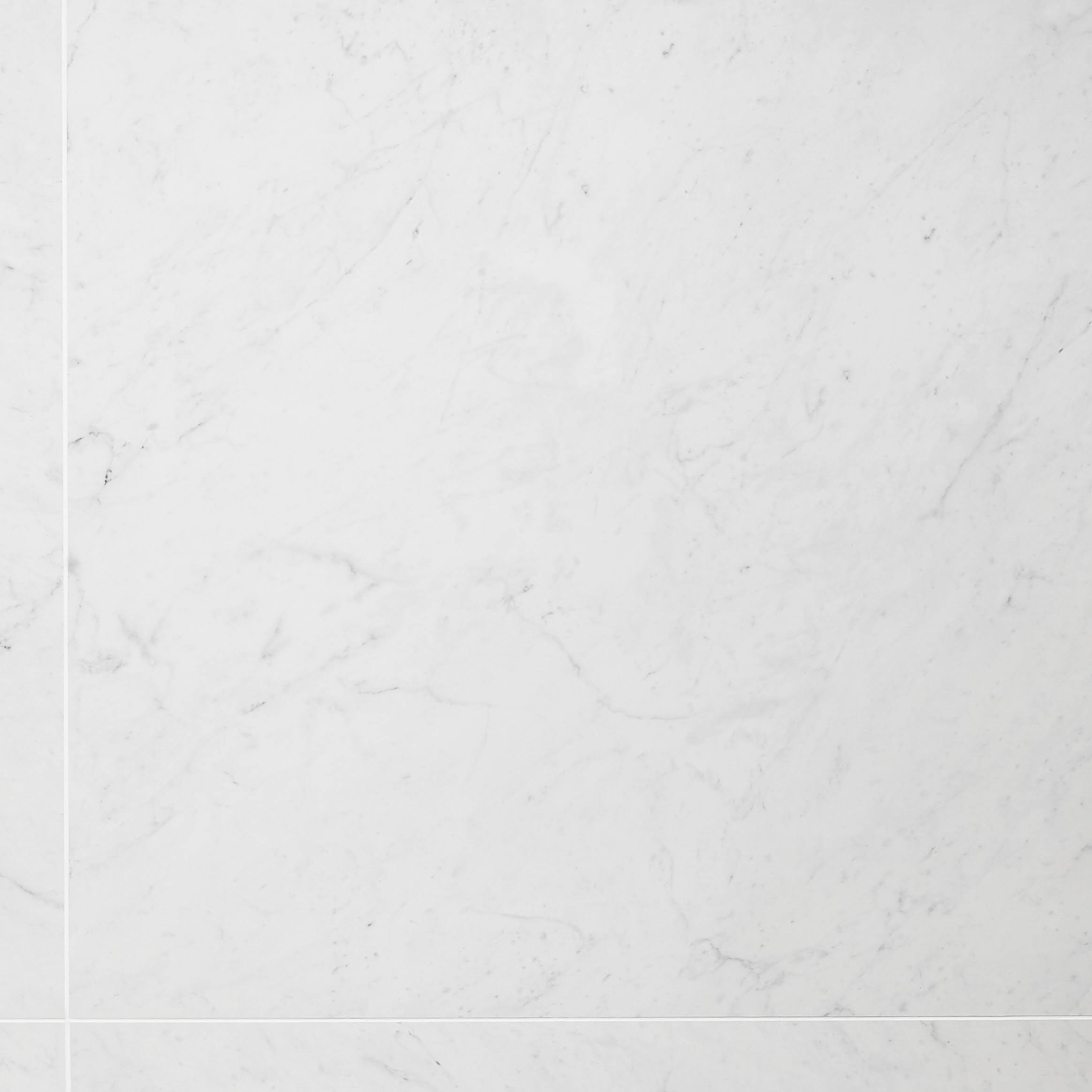 Ivy Hill Tile Saroshi Carrara Giola 23.62 in. x 23.62 in. Matte Marble Look Porcelain Floor and Wall Tile (15.5 Sq. ft./Case)