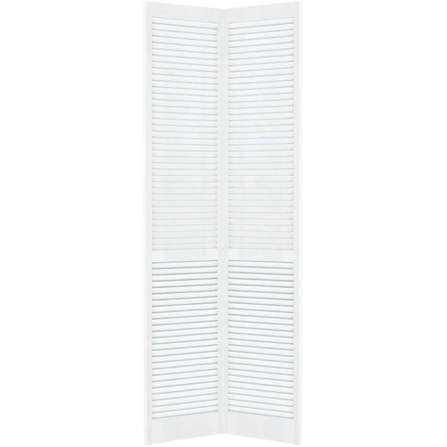 Kimberly Bay Louvered Wood Primed Bi-Fold Door