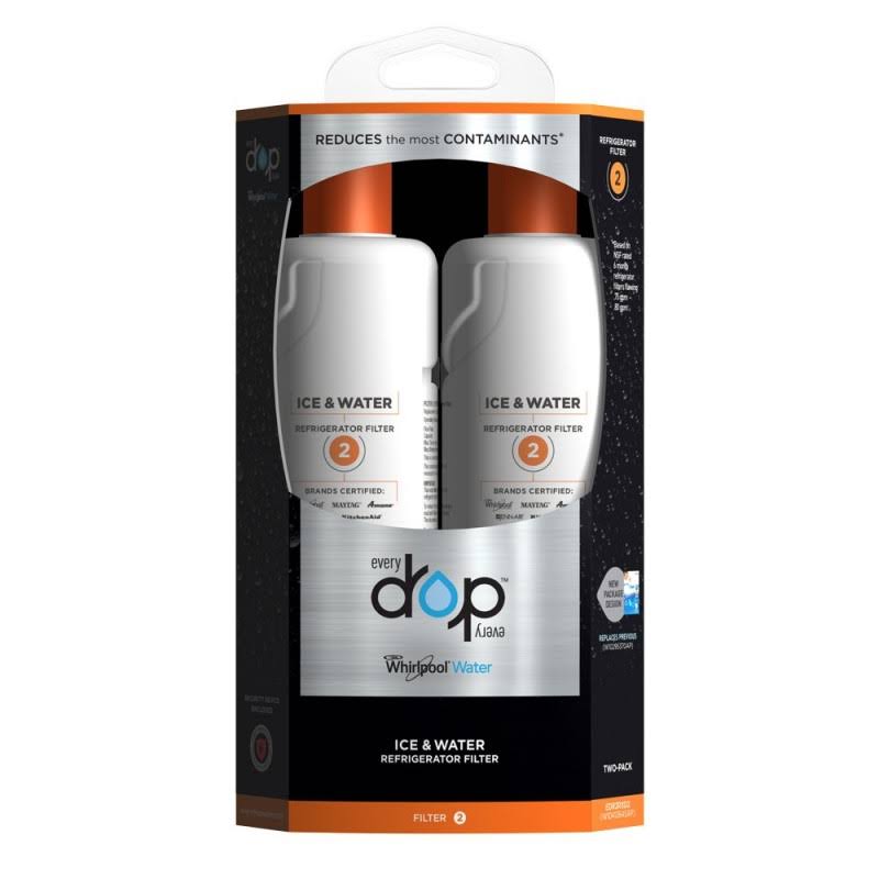 EveryDrop EDR2RXD1 Ice and Water Filter 2 P9RFWB2L (Pack of 2)