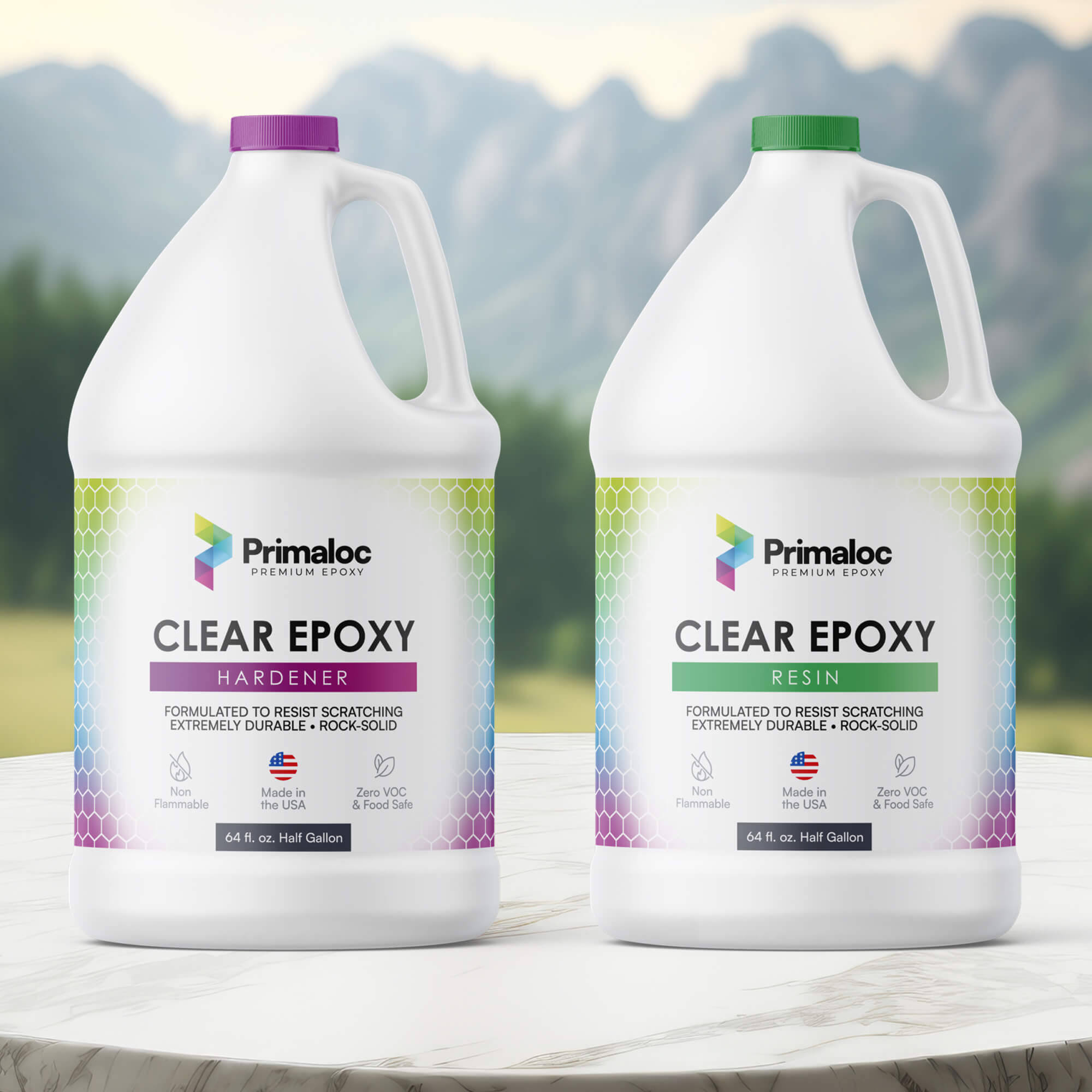 Premium Art and Craft Epoxy Resin | PrimaLoc Epoxy 1 Gallon Combined /