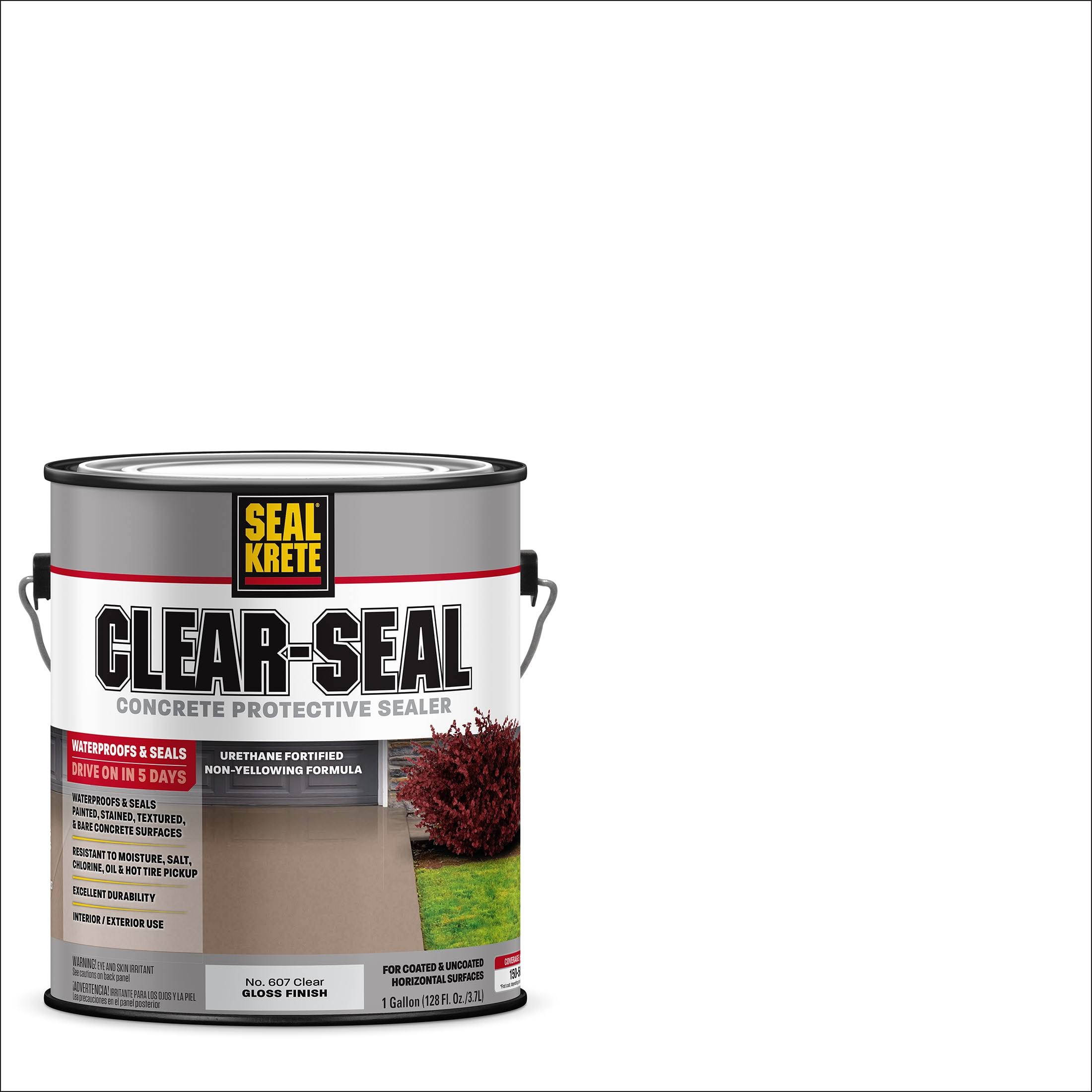 Seal Krete Clear-Seal Clear High Gloss Sealer Can- 1 gal can