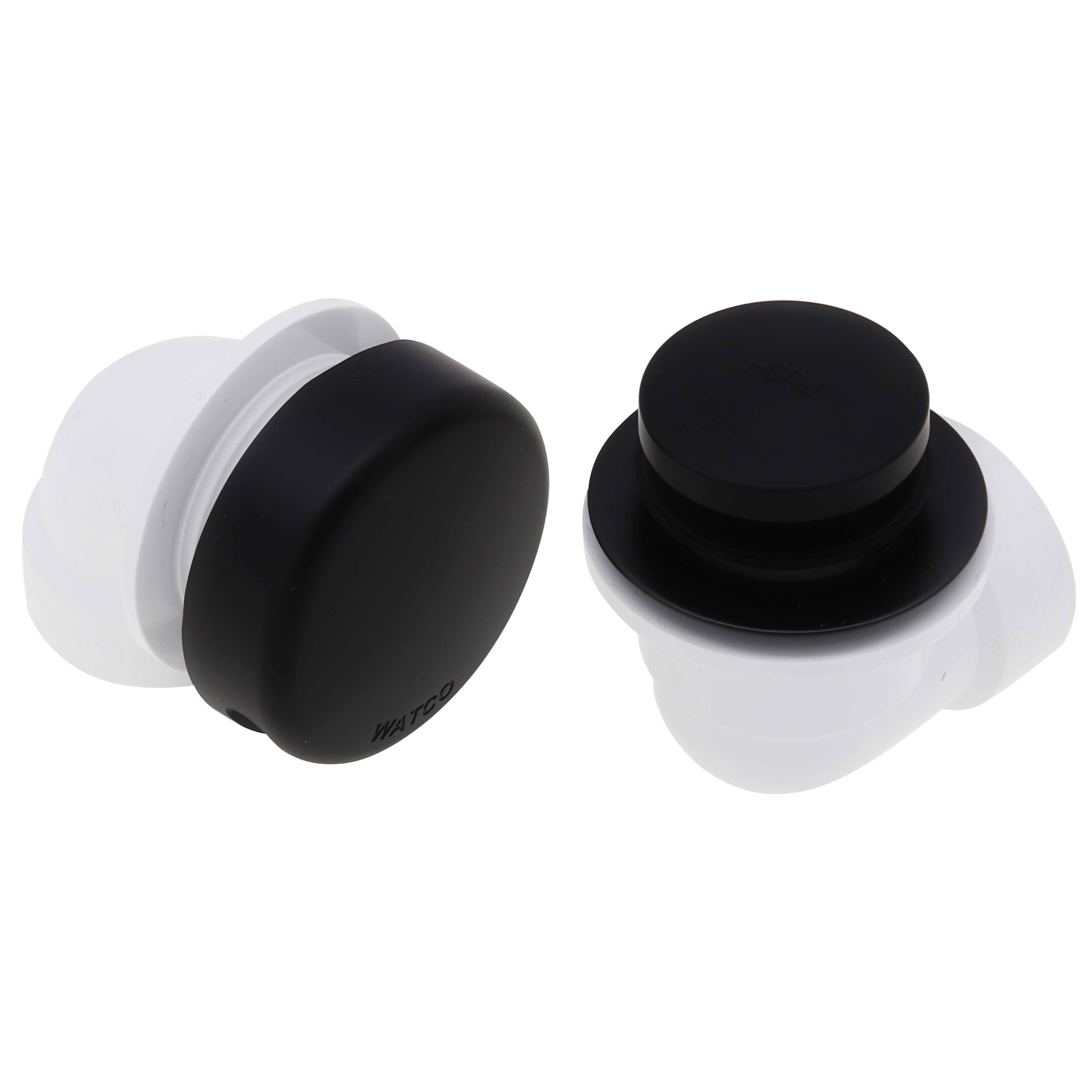 Watco Manufacturing 901-FA-PVC-WI Innovator Foot Actuated Half Kit, Matte Black