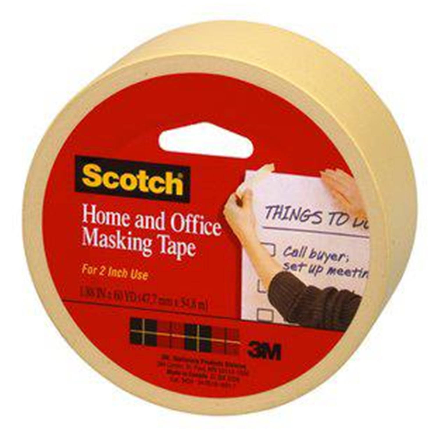 3M Scotch Home and Office Masking Tape, 1.88