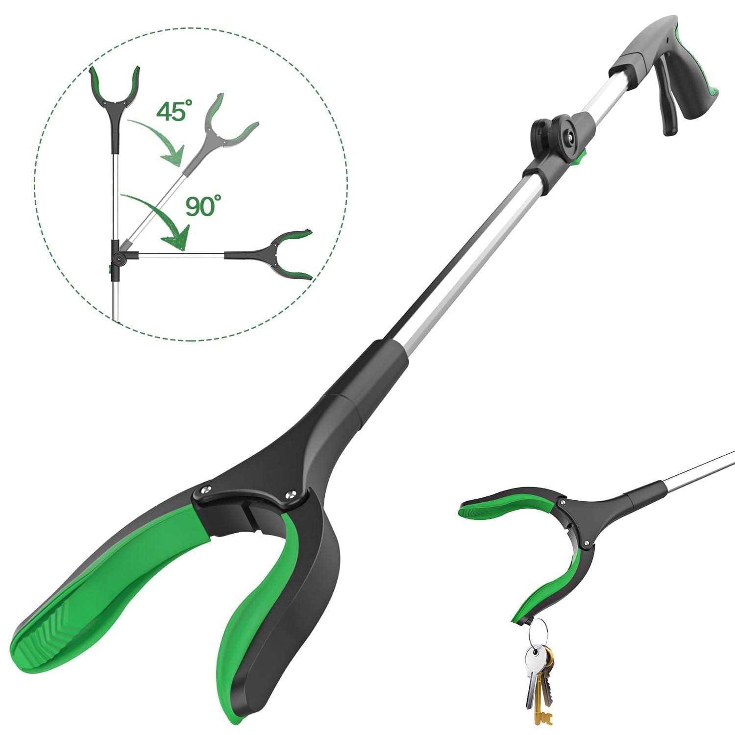 Reacher Grabber Tool, Orfeld Lightweight Handy Trash Claw Grabber Reaching Assist Pick Up Tool Green