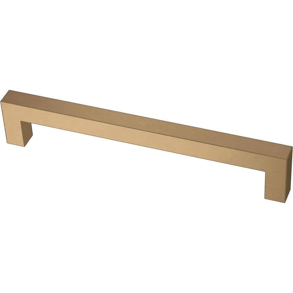 Liberty Modern Square 6-5/16 in. (160 mm) Champagne Bronze Cabinet Drawer Pull Bar with Open Back Design (10pk)