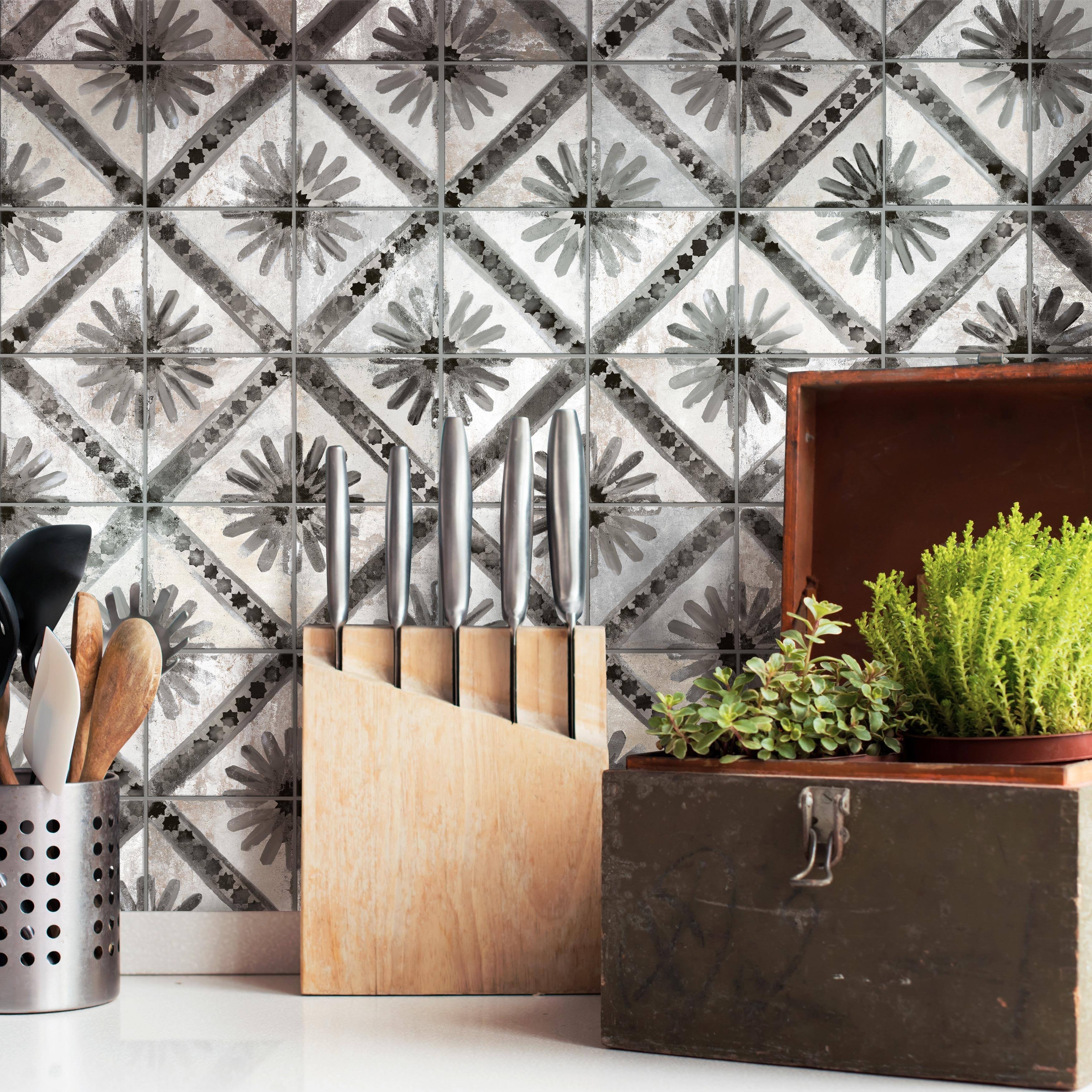 Merola Tile Harmonia Kings Marrakech Black 13