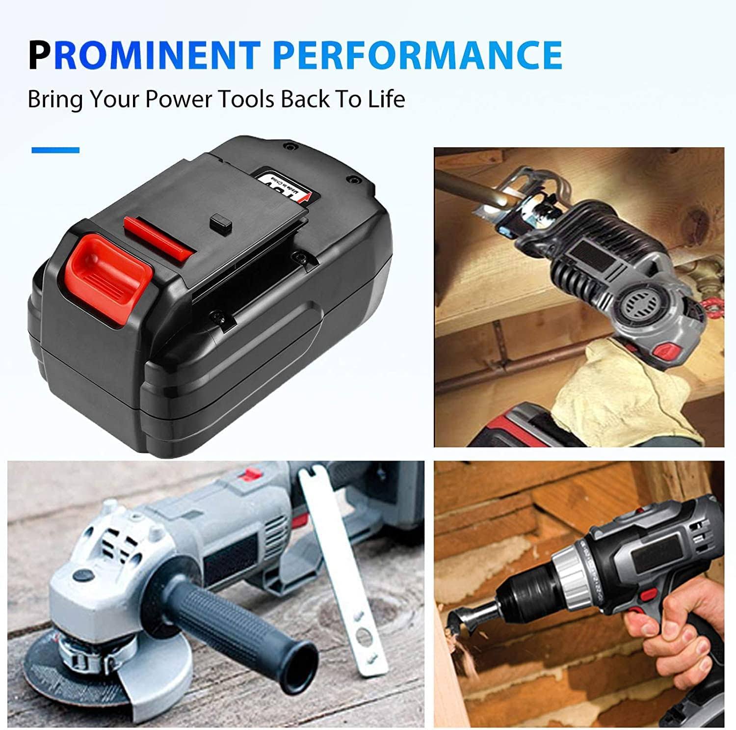 Upgraded 2 Packs 4500mAh Ni-MH Replacement Battery for Porter Cable 18V Battery Compatible with Porter Cable 18 Volt Battery PC18B Pcc489n PC18BLEX