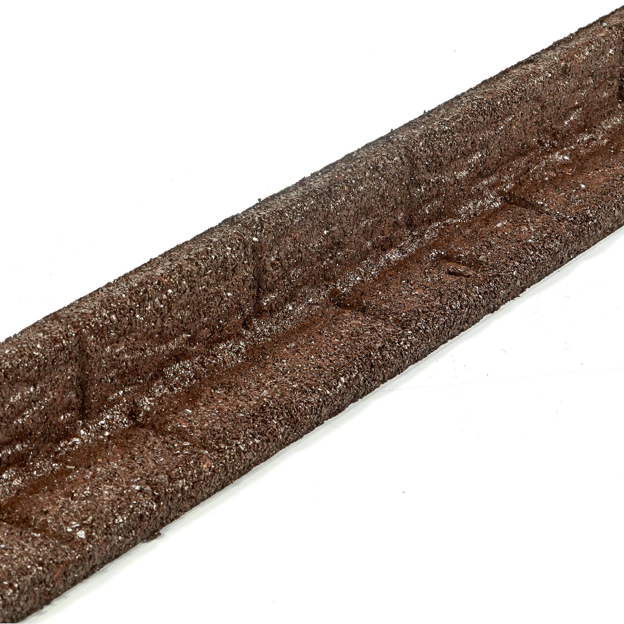 Rubberific Lre4bn Landscape Edging, Brown