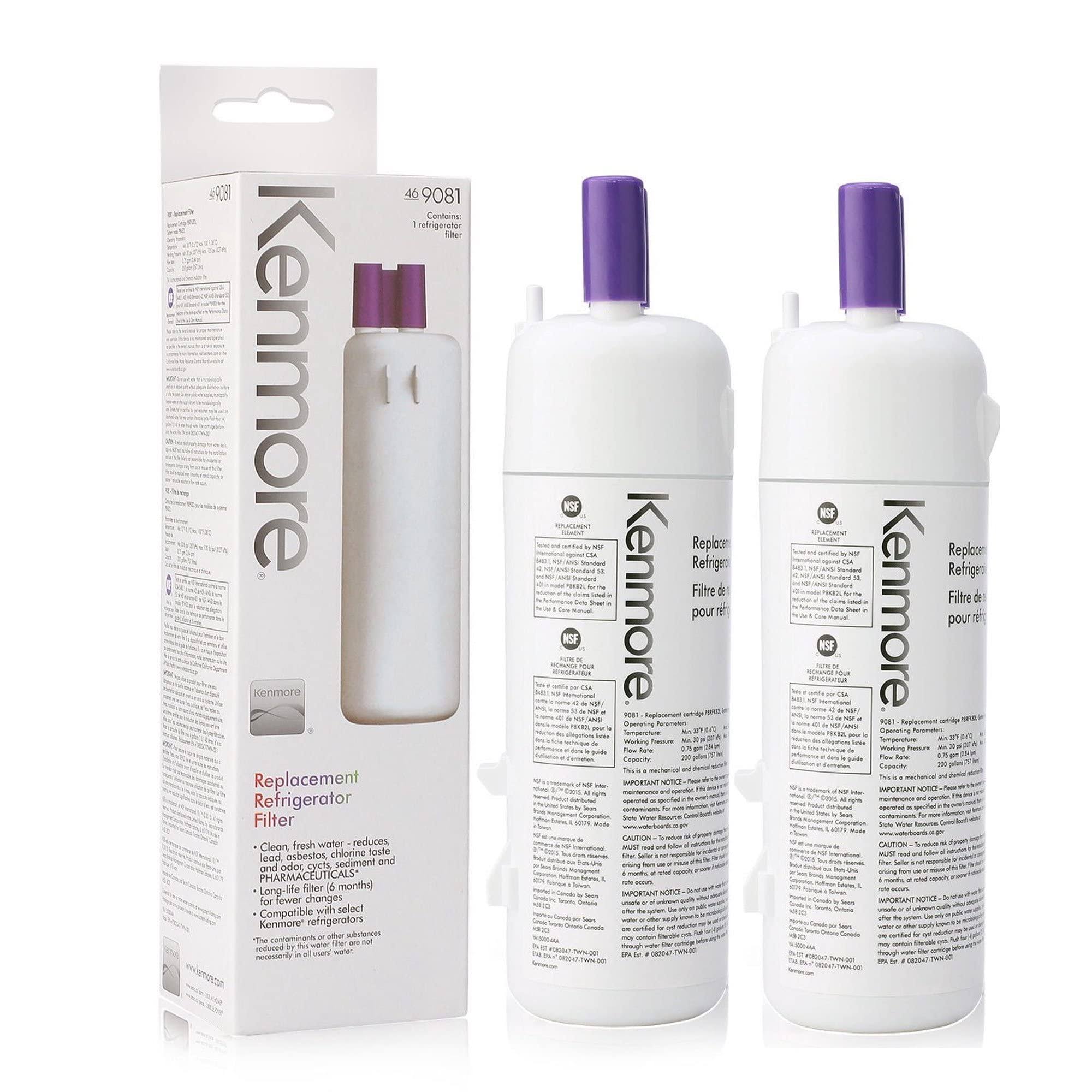 K��nmore 9081 Refrigerator Water Filter 1 Pack 2 Pack