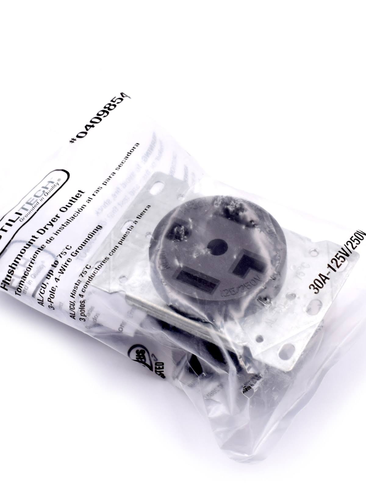 Utilitech 30-Amp Industrial Round Dryer, Black | 2105S