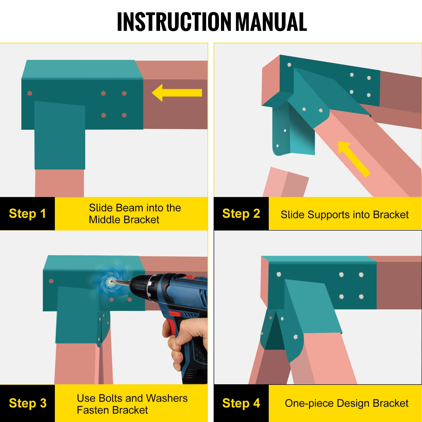 VEVOR Swing Set Bracket 12