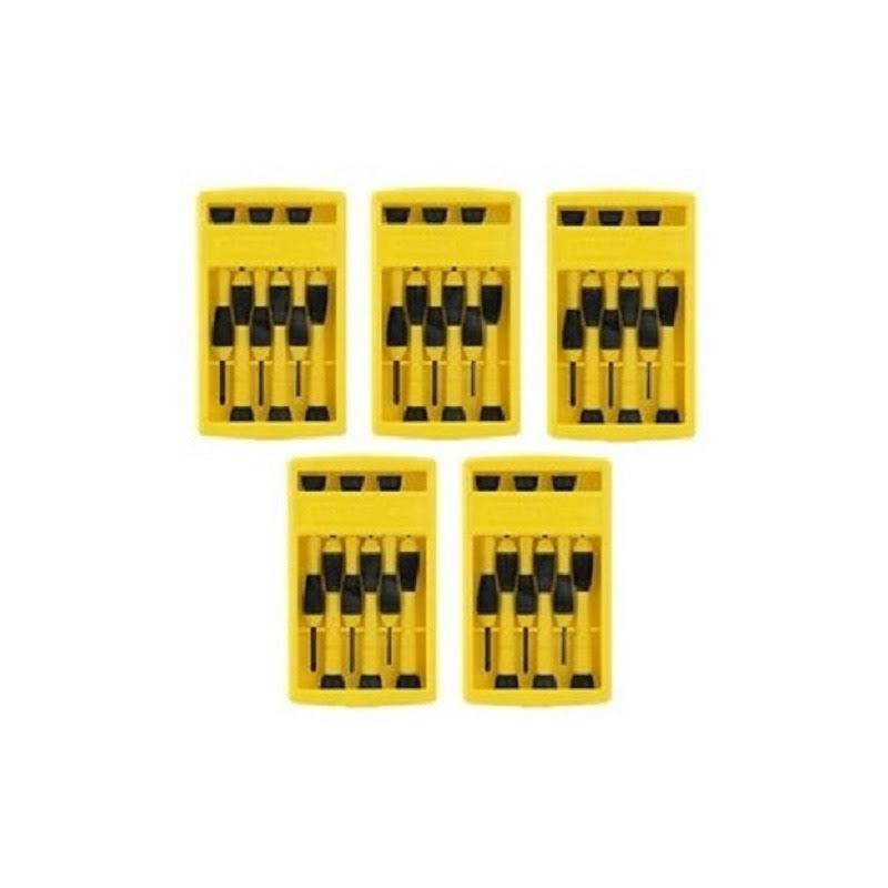 Stanley 66-052 6 Piece Precision Screwdriver Set (5 Pack)