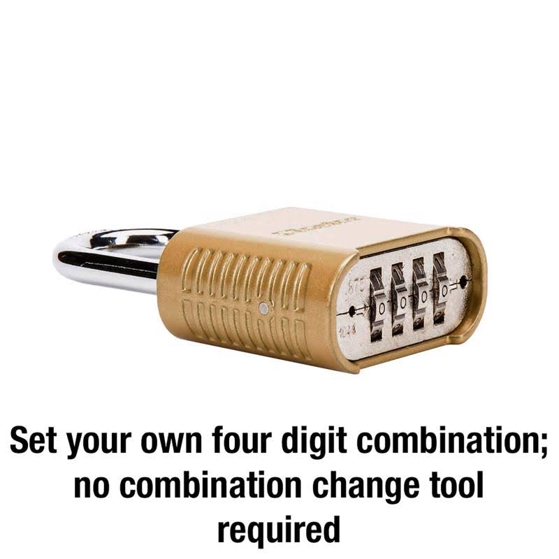 Master Lock 875DLF Resettable Combination Padlock