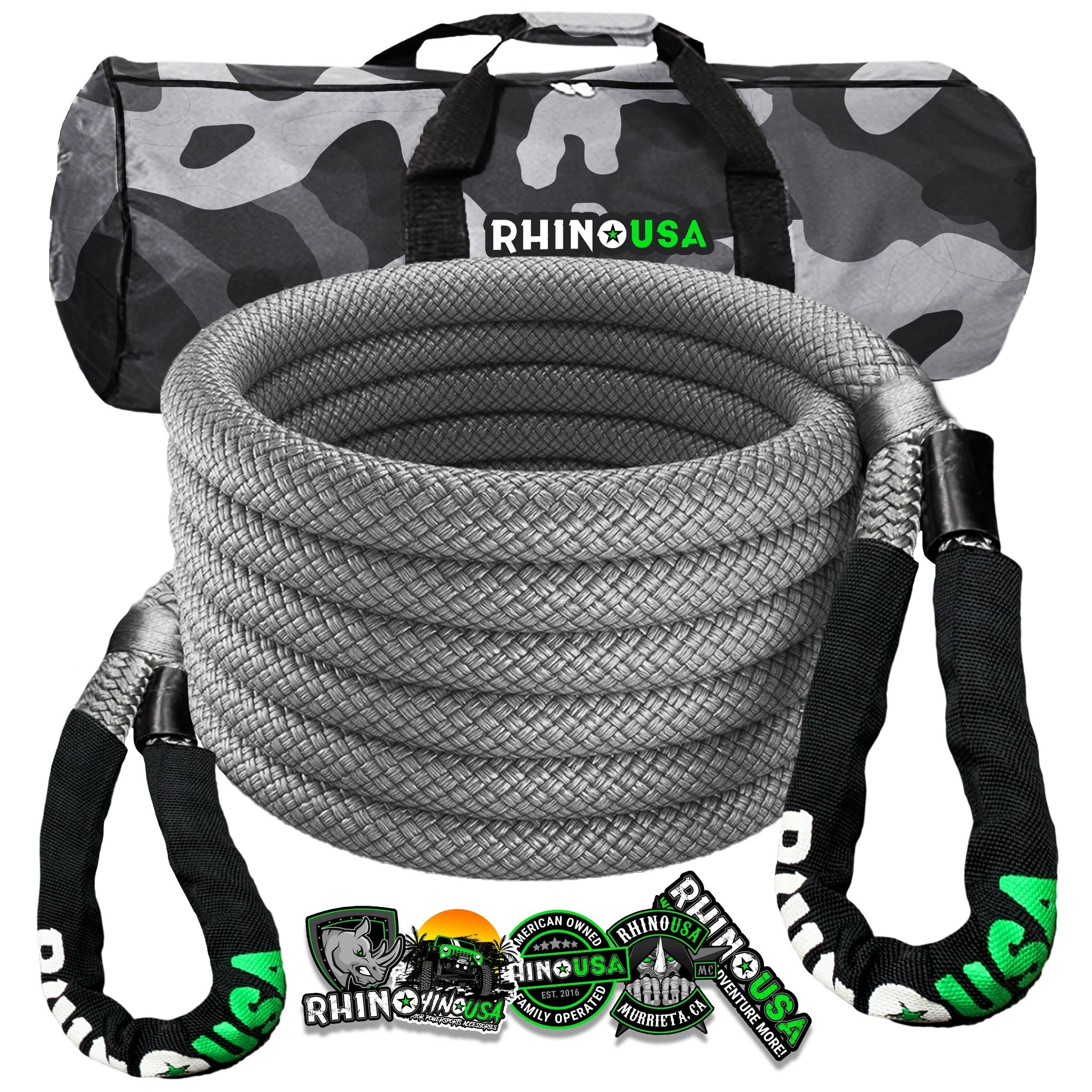 Rhino USA, Inc. Kinetic Energy Recovery Rope Lime 5/8