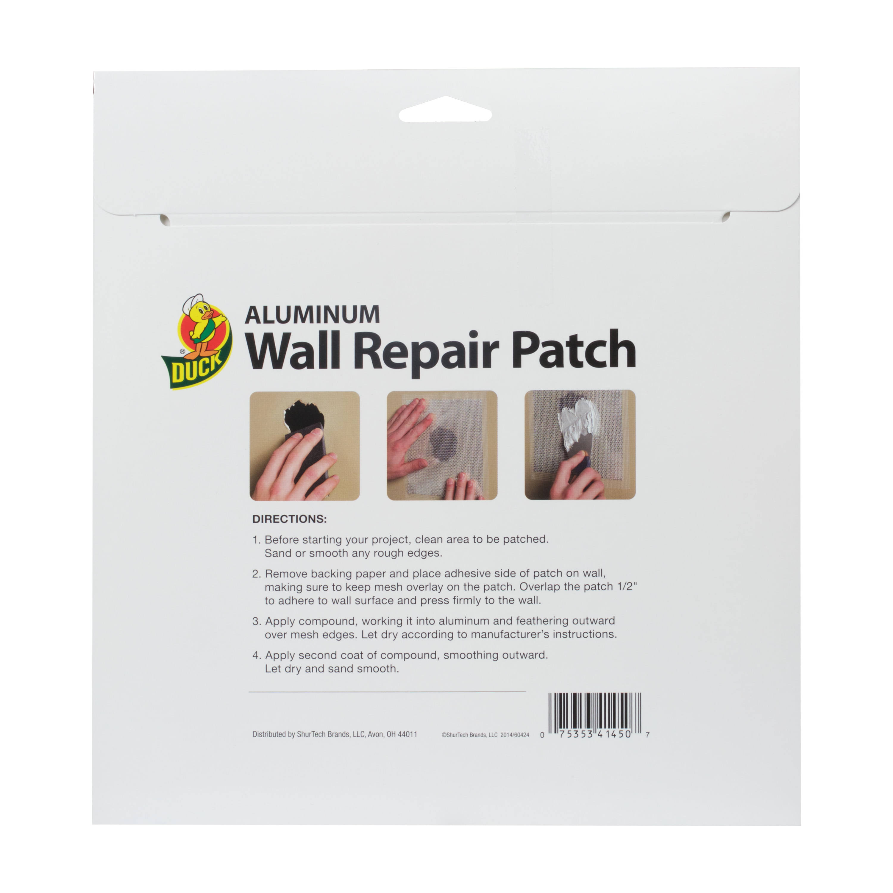 Duck Brand 8 in. x 8 in. Aluminum Wall Repair Patch