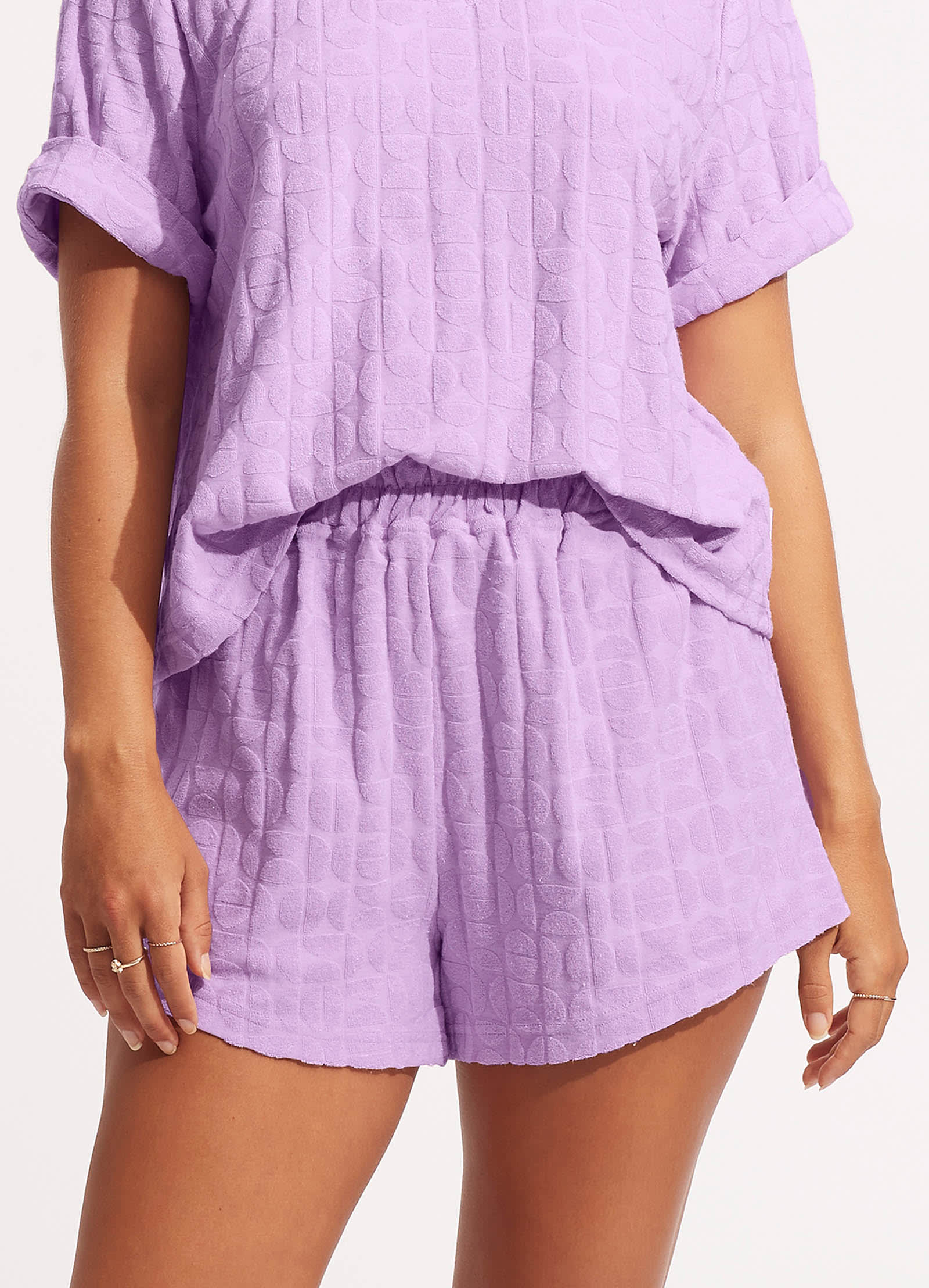 Capri Terry Short - Wild Rose