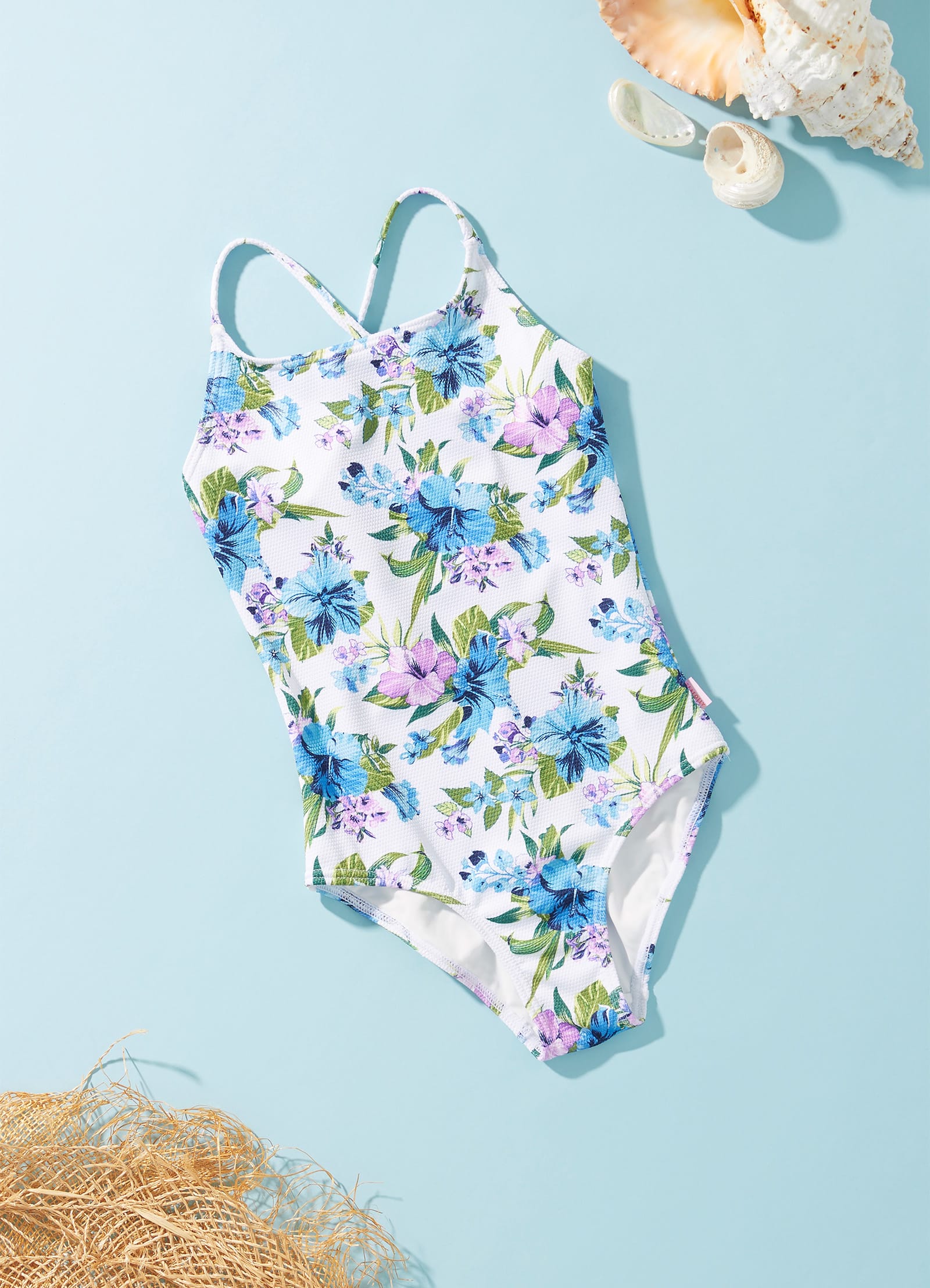 Girls Vanuatu Lattice Back One Piece  - Vanuatu