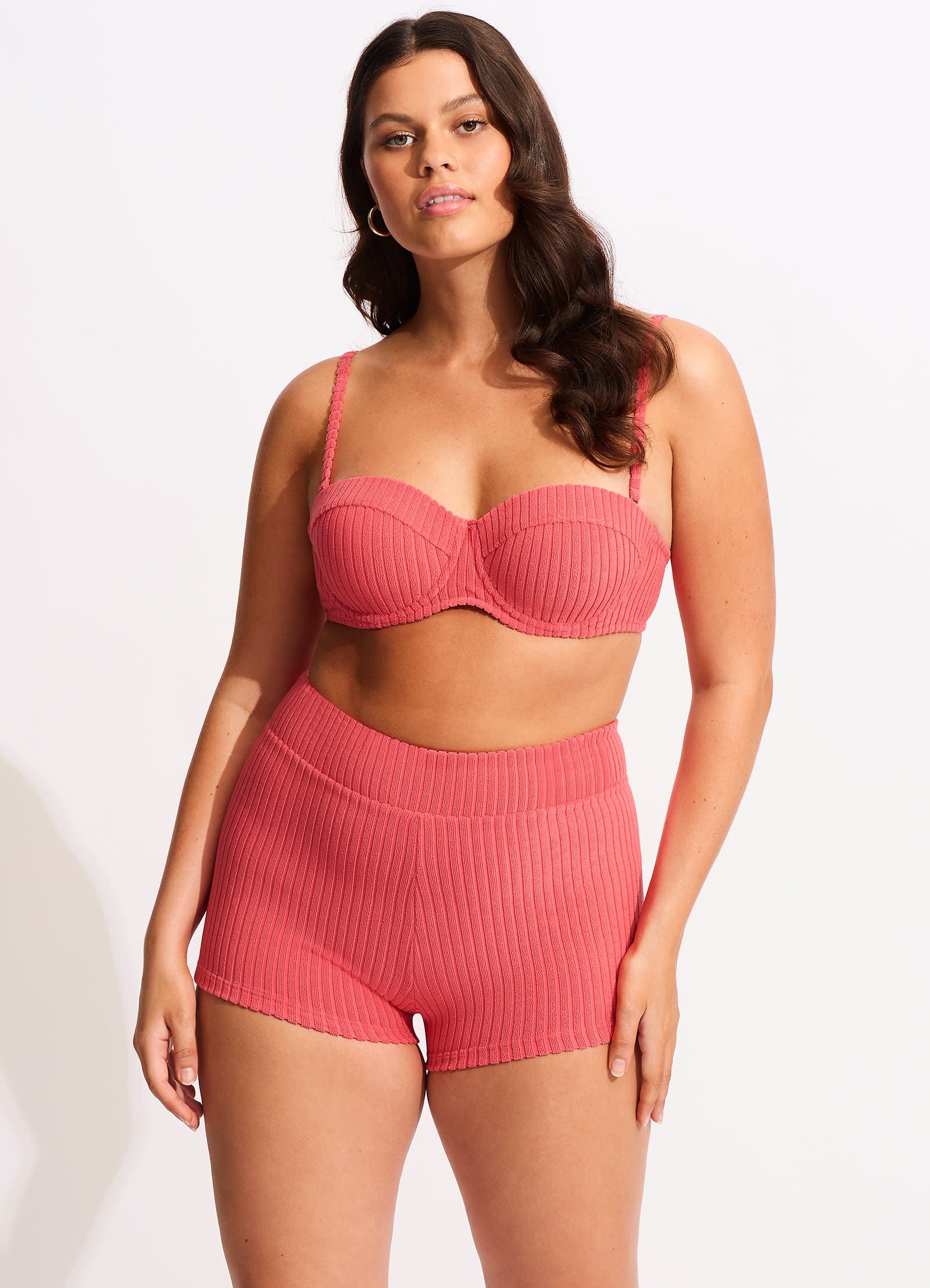 Havana Bustier Bra - Sun Kissed Coral