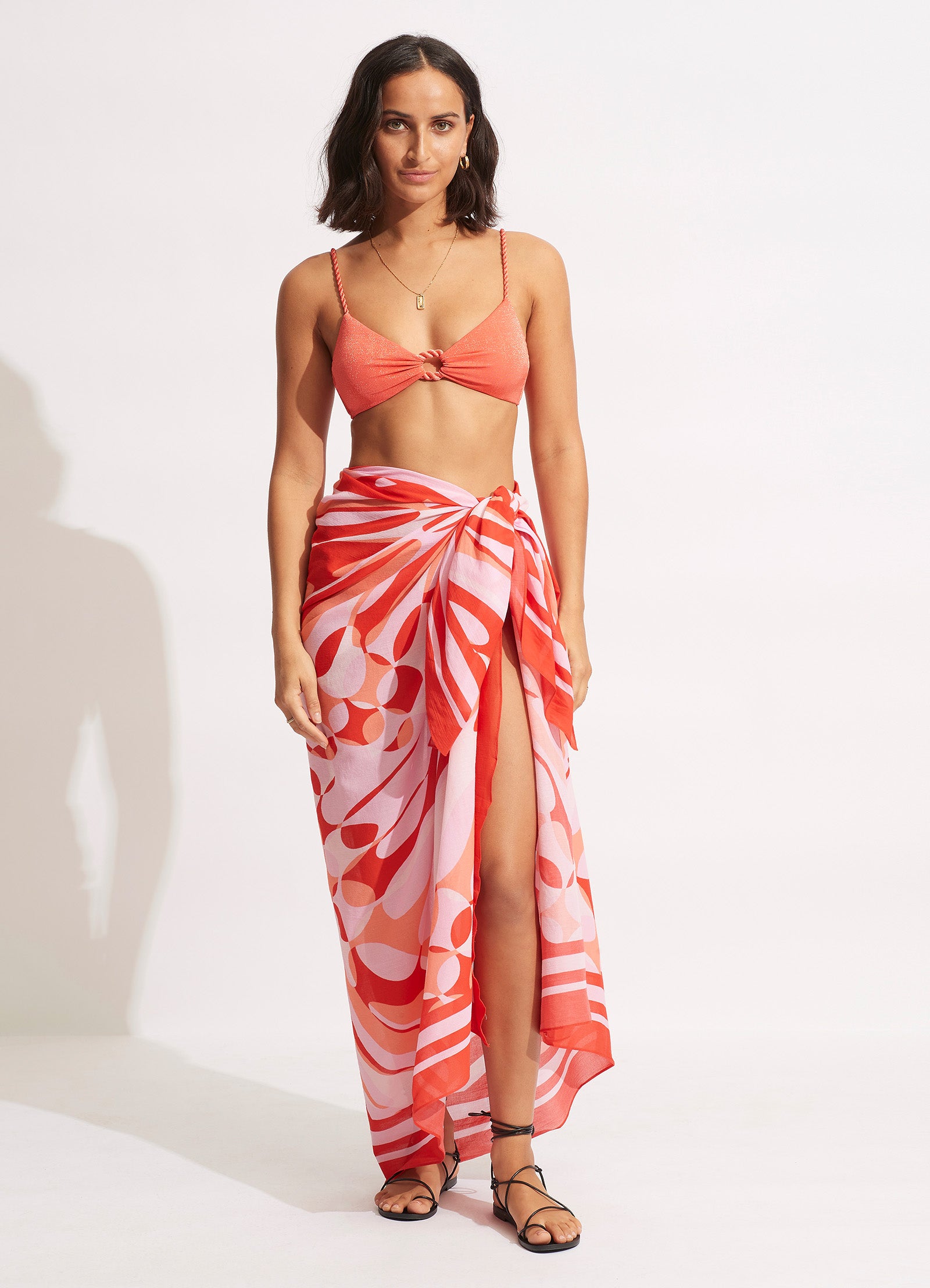 Poolside Pareo - Chintz Pink