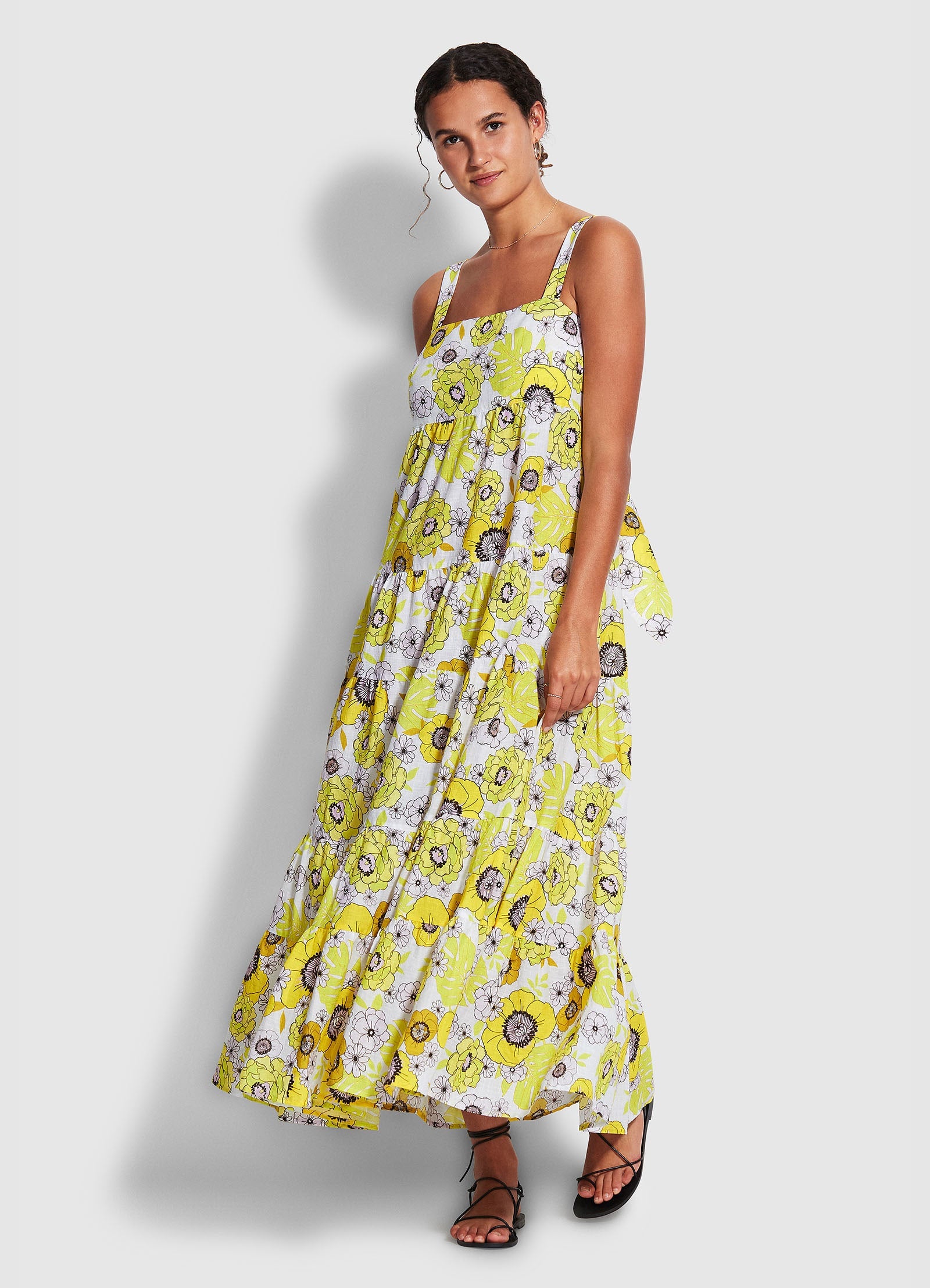Summer Of Love Maxi Dress - Wild Lime