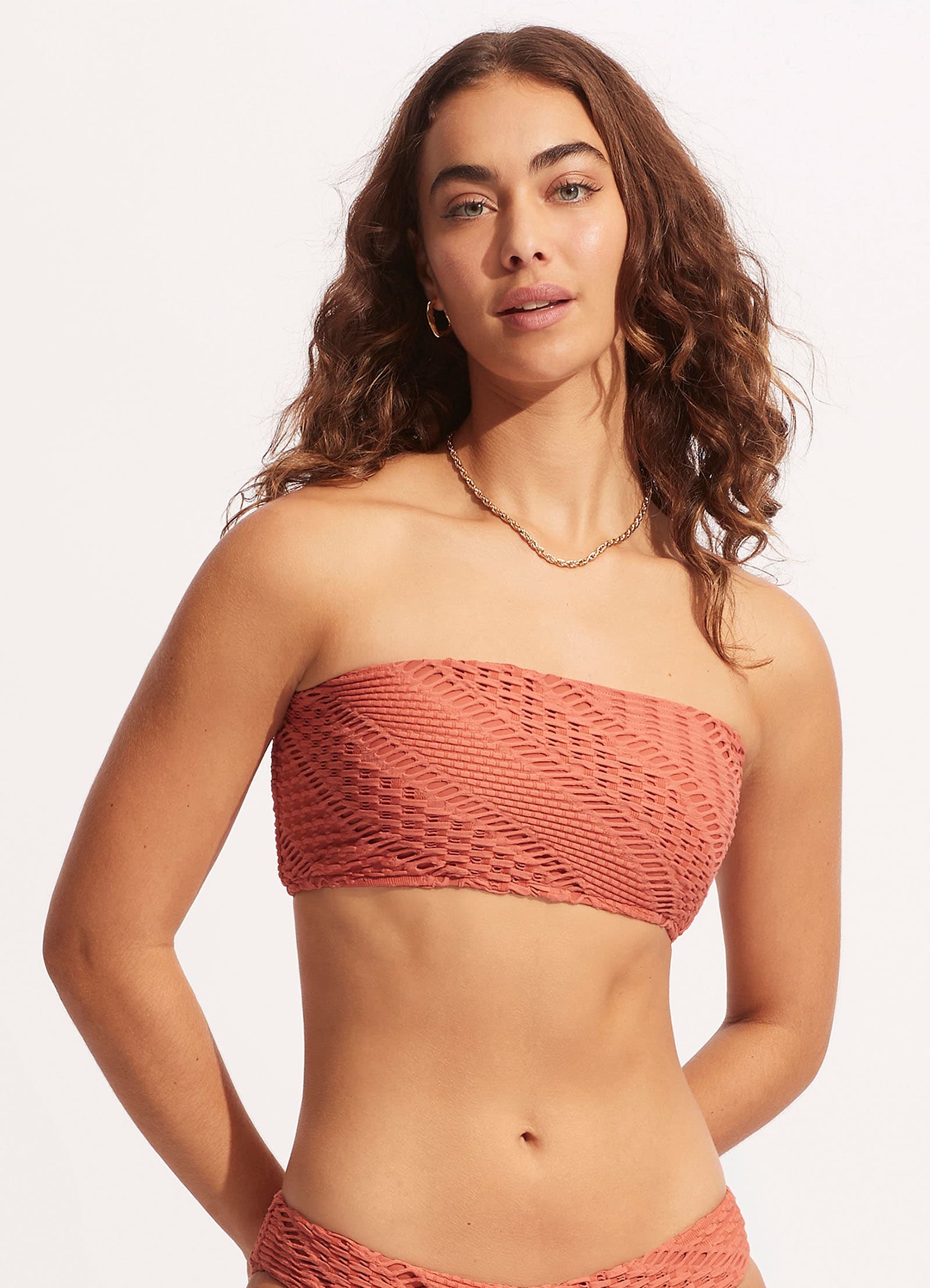 Marrakesh Tube Top - Cinnamon