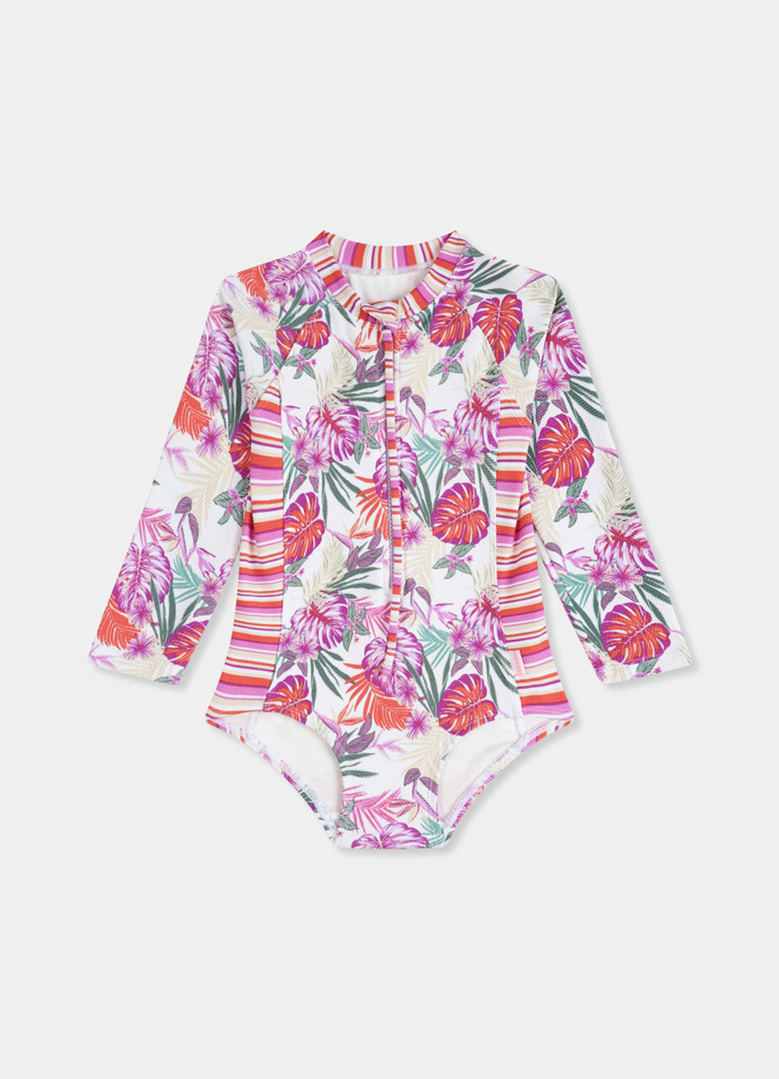 Island In The Sun Spliced Paddlesuit - Tropical