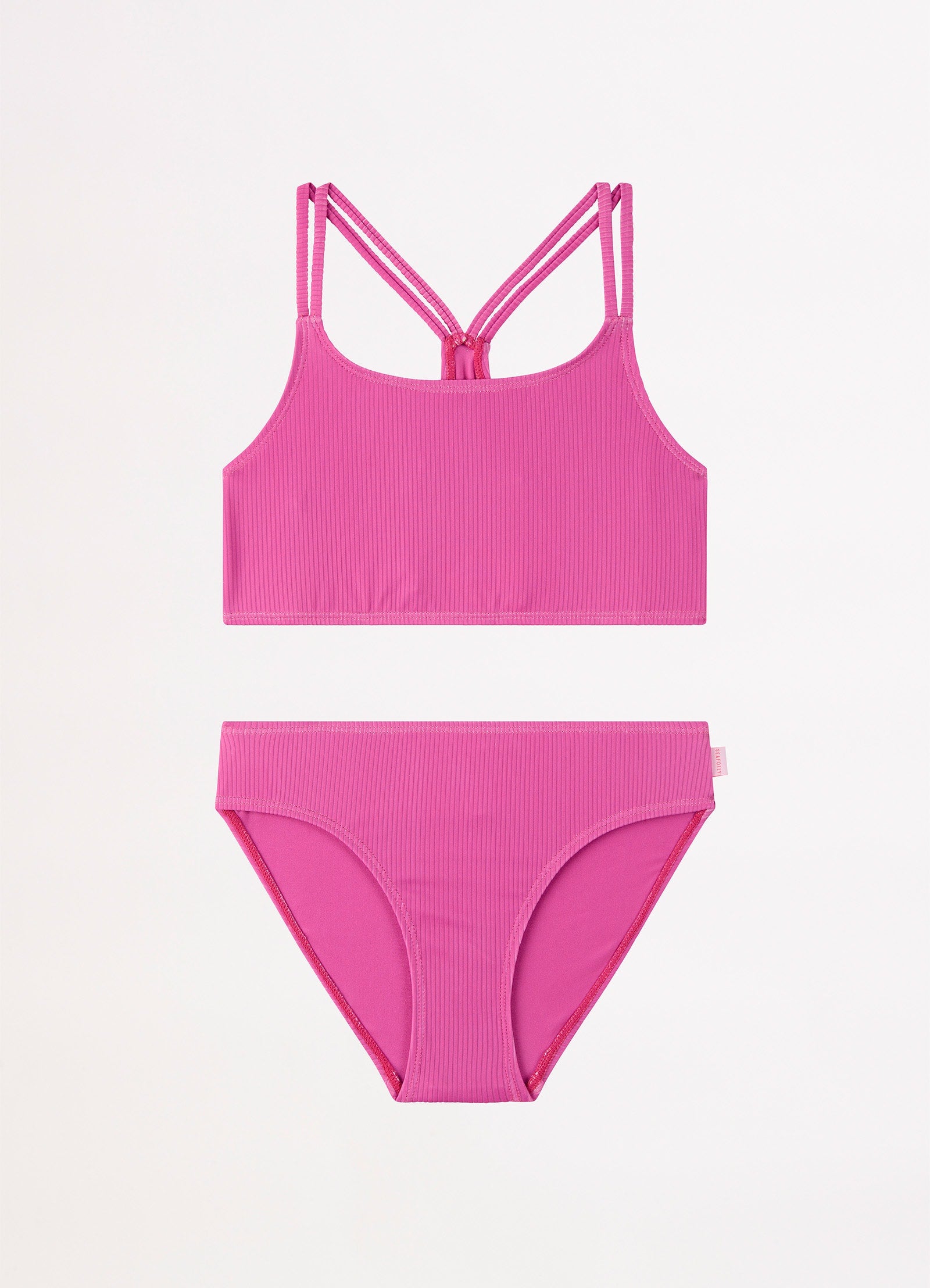 Essential Girls Multi Strap Bikini - Pink