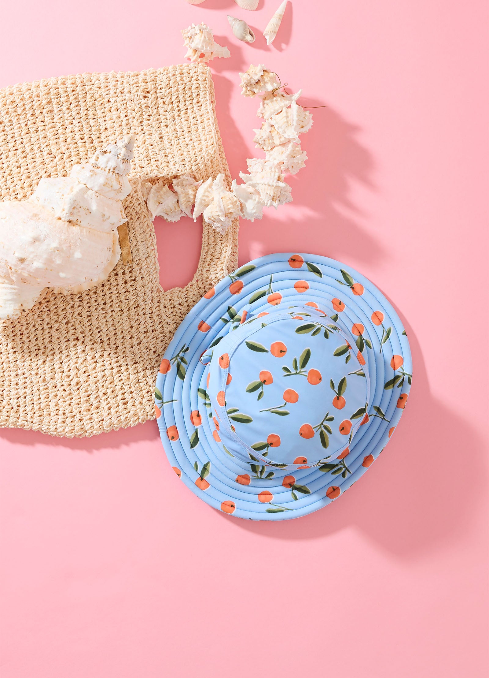 On Vacation Girls Swim Bucket Hat - Blue Crush