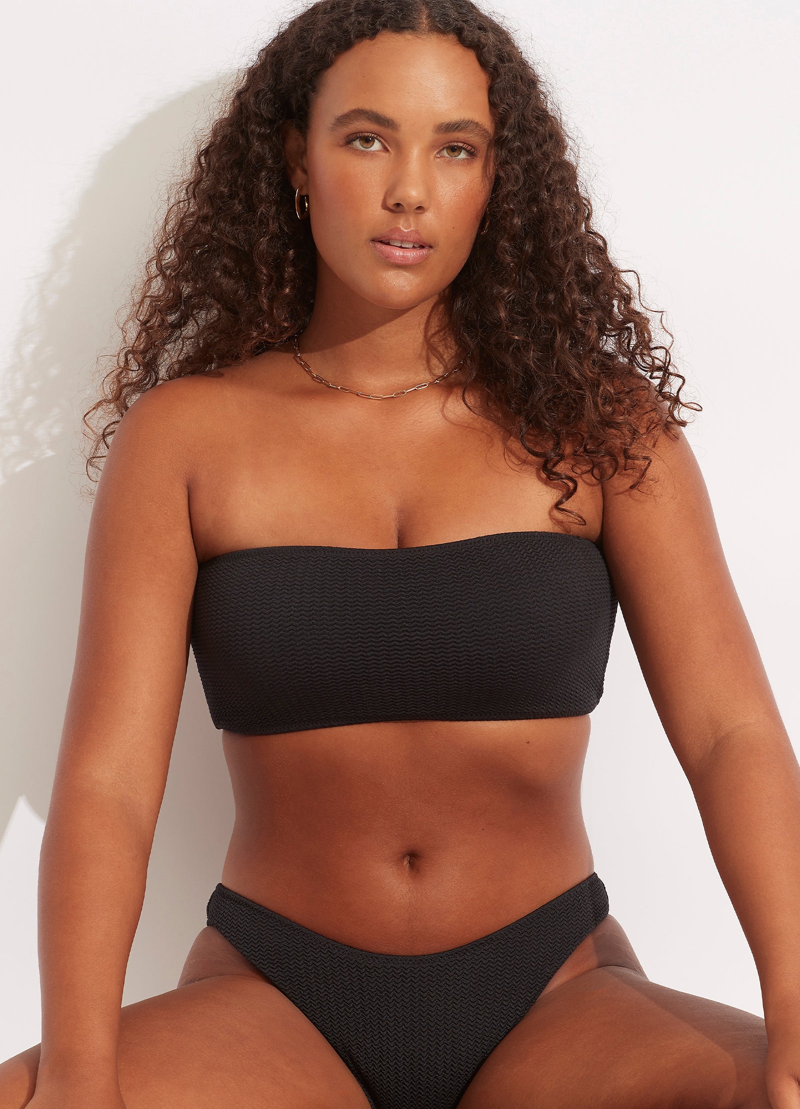 Sea Dive Tube Top - Black