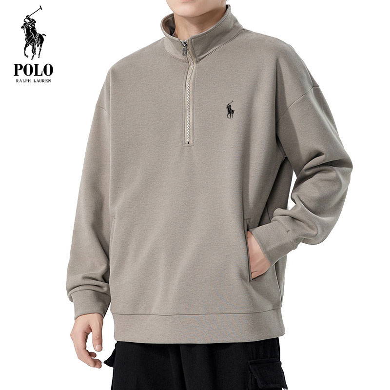 Ralph Lauren men's autumn and winter casual cotton sweatshirt jacket