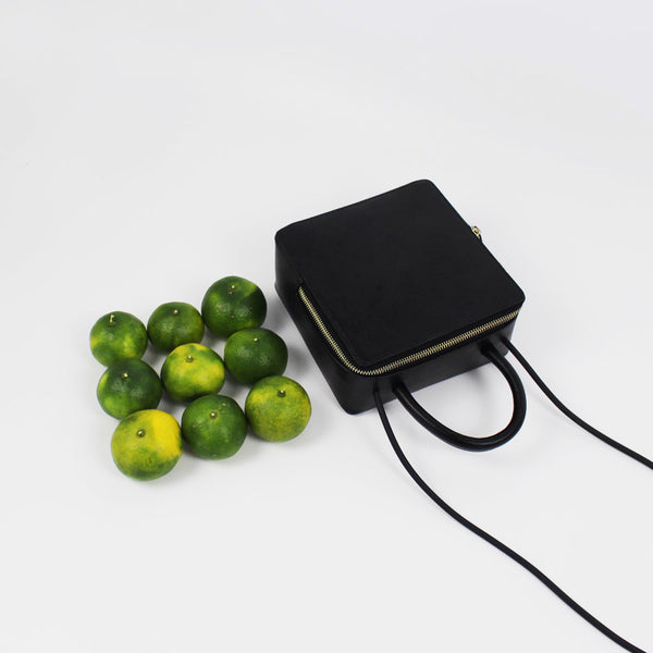 Chic Womens Cube Bag Leather Crossbody Bags Purse Handbags for Women