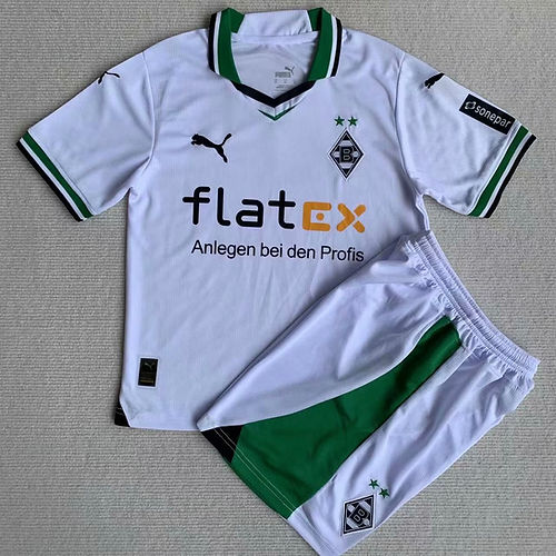 Kit Domicile Enfant Borussia Mönchengladbach 2023/24 Kit Domicile Enfant Borussia Mönchengladbach 2023/24
