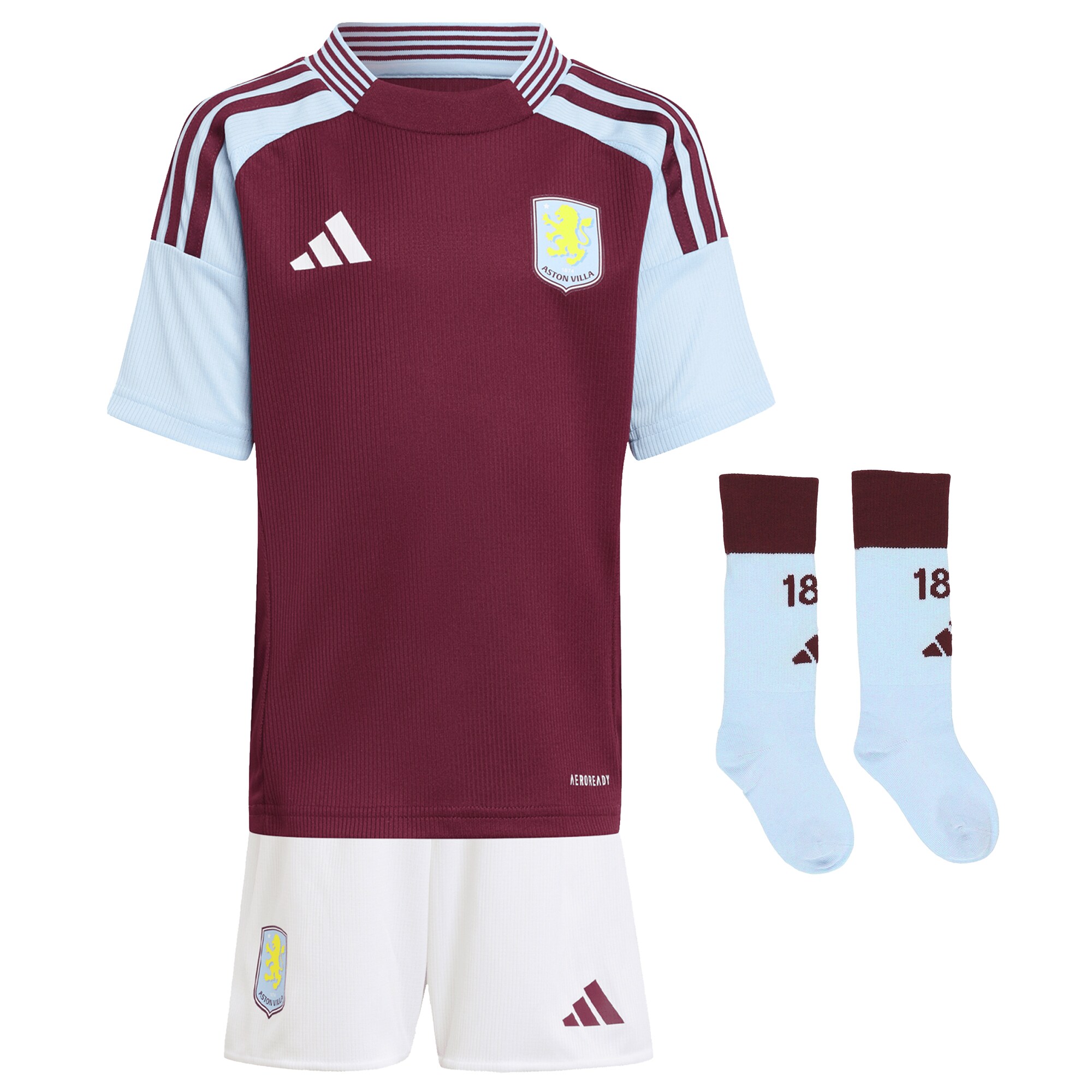 Kit Domicile Enfant Aston Villa 2024/25 Kit Domicile Enfant Aston Villa 2024/25