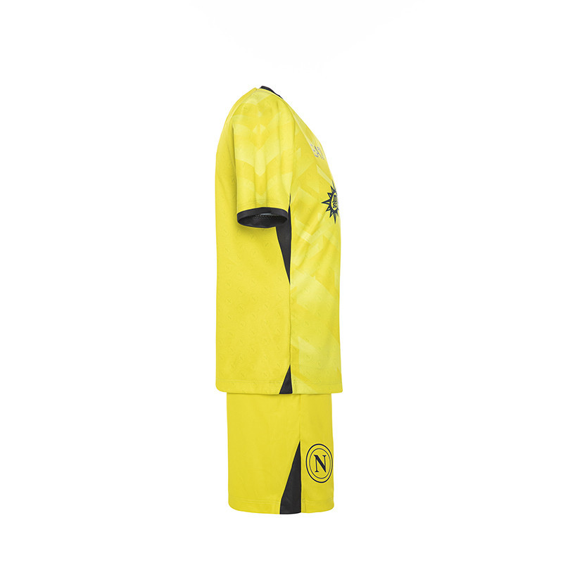 Kit Domicile Enfant Naples 2024/25 - Jaune Kit Domicile Enfant Naples 2024/25 - Jaune