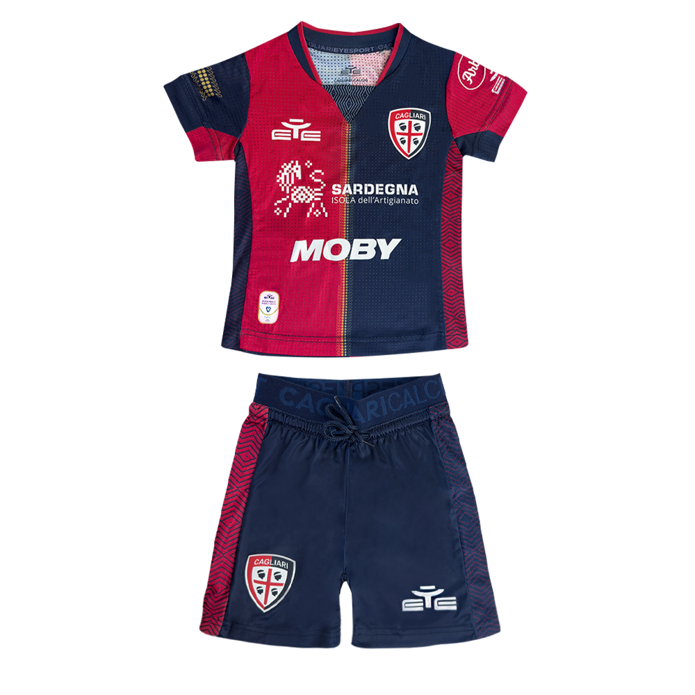Kit Domicile Enfant Cagliari Calcio 2024/25 Kit Domicile Enfant Cagliari Calcio 2024/25