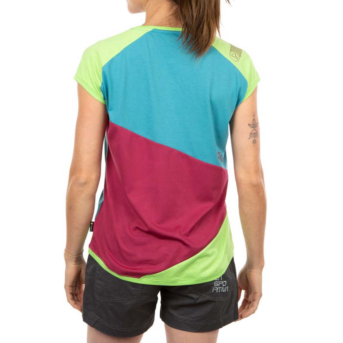 La Sportiva Hold Womens Climbing T-Shirt Blue