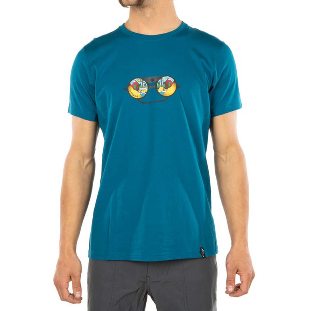 La Sportiva View Mens Climbing T-Shirt Blue