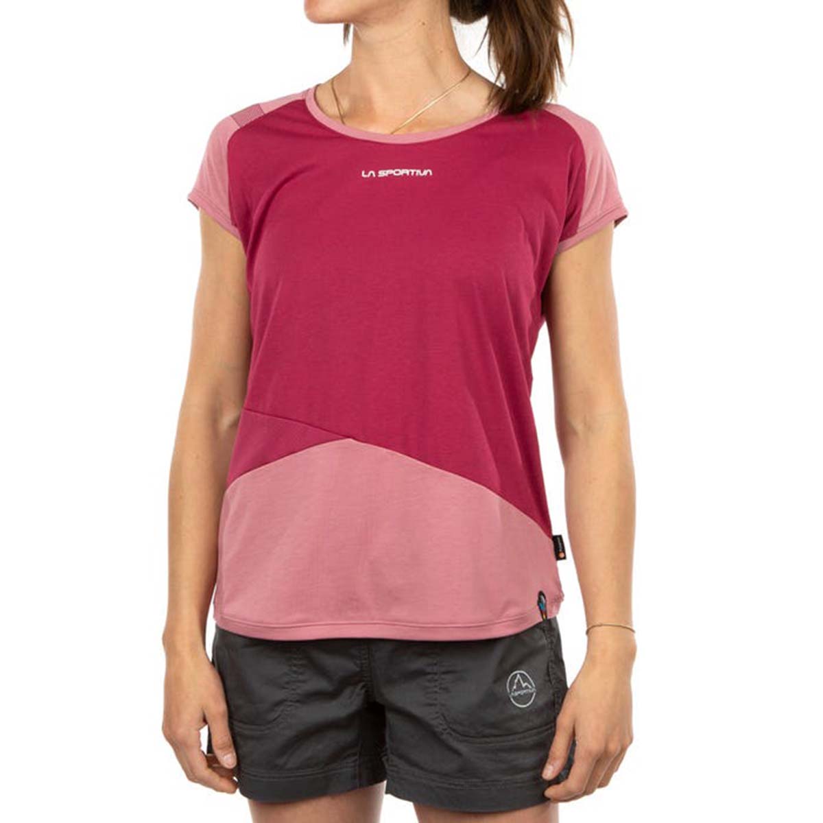 La Sportiva Hold Womens Climbing T-Shirt Purple