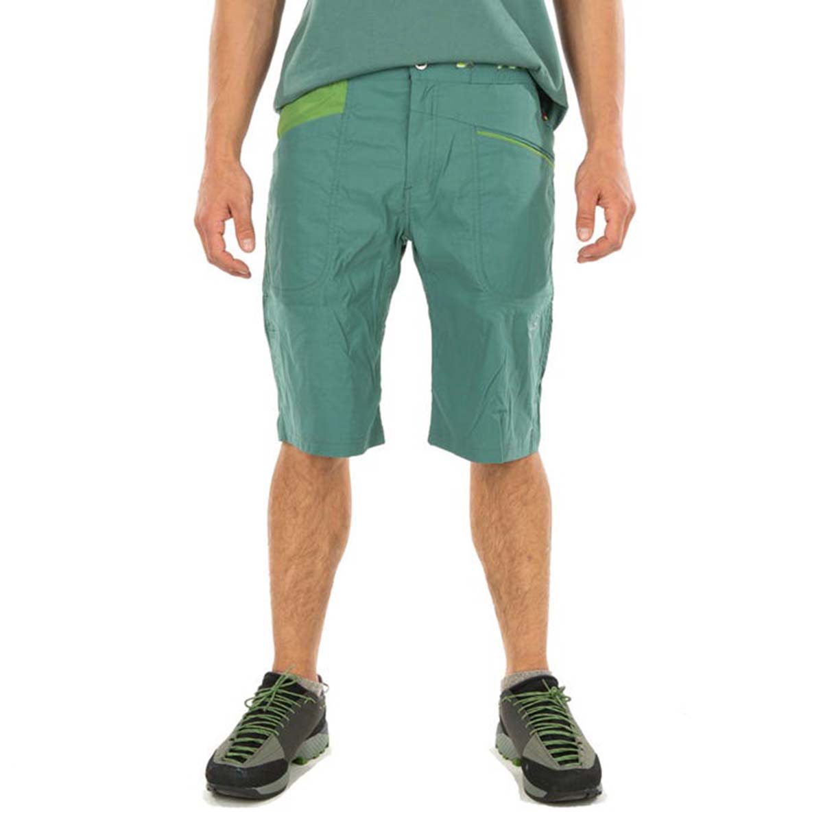 La Sportiva Belay Mens Climbing Shorts Green