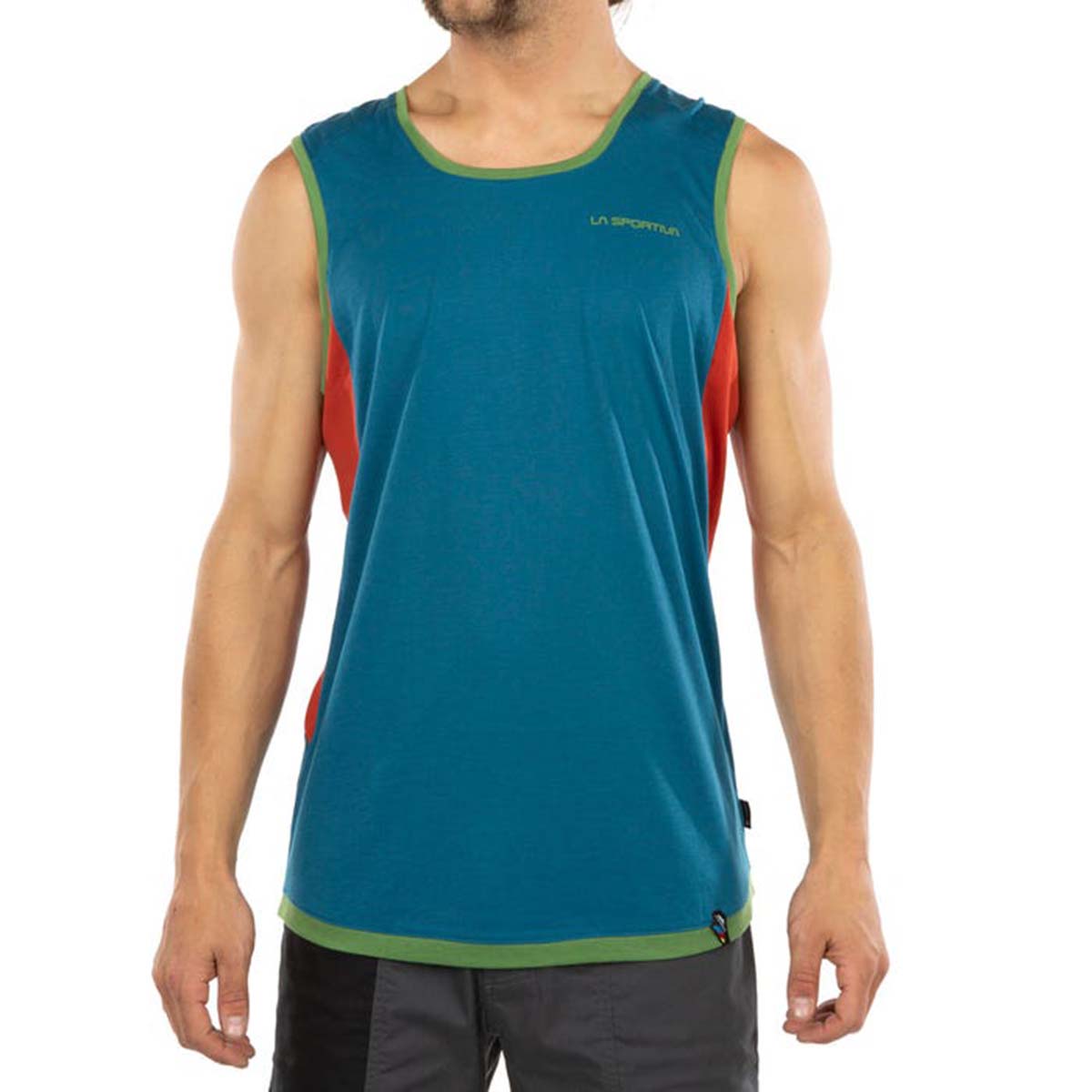 La Sportiva Crimp Mens Climbing Tank Top Blue