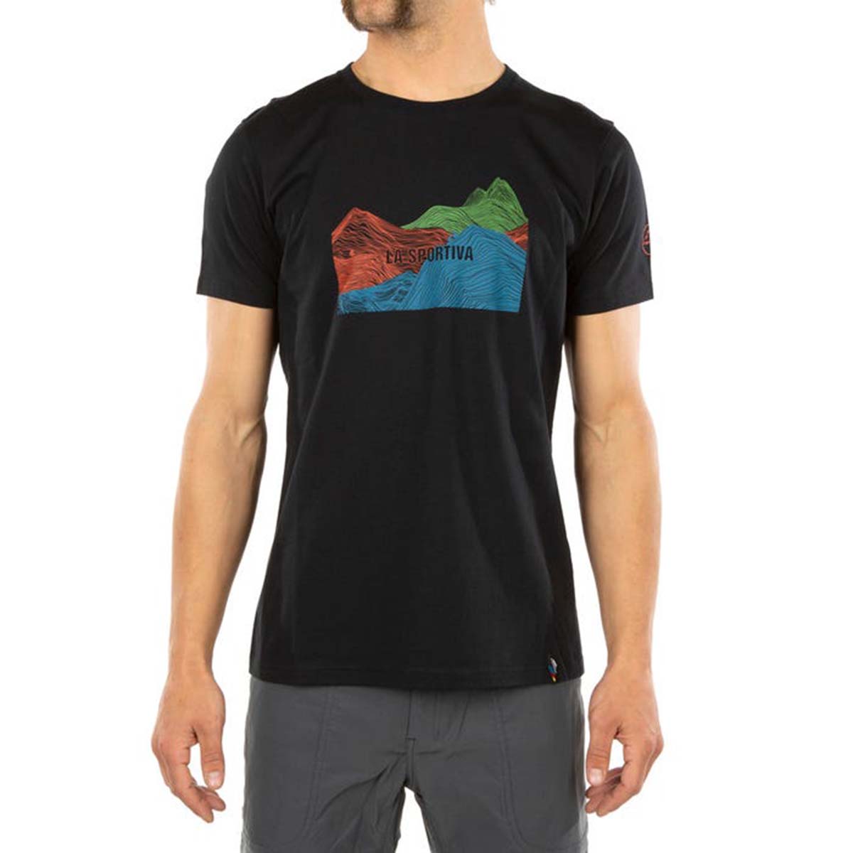 La Sportiva Mountwave Mens Climbing T-Shirt Black