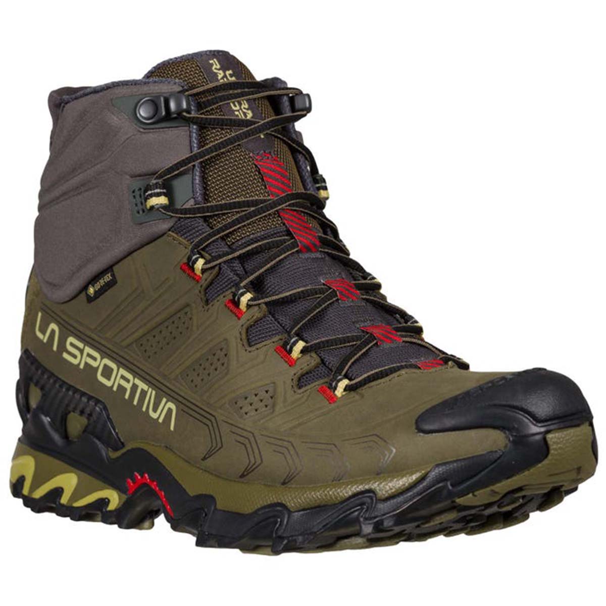 La Sportiva Ultra Raptor II Mid Leather Wide GTX Mens Hiking Shoes Brown