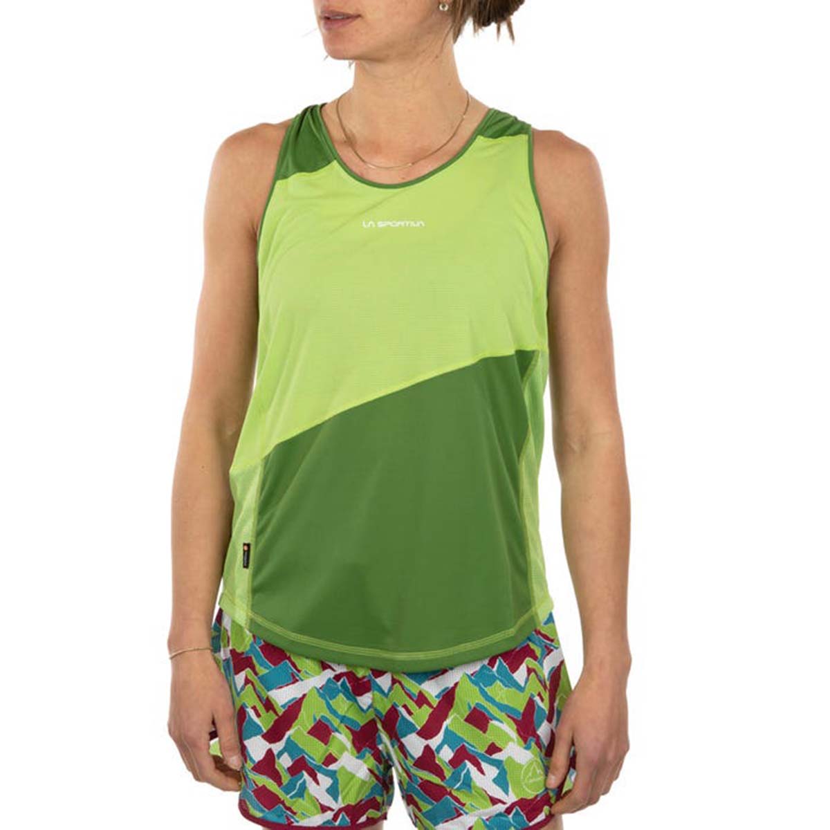 La Sportiva Drift Womens Running Tank Top Green