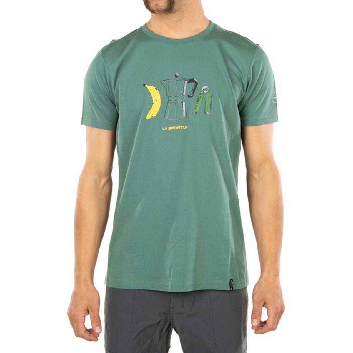 La Sportiva Breakfast Mens Climbing T-Shirt Green