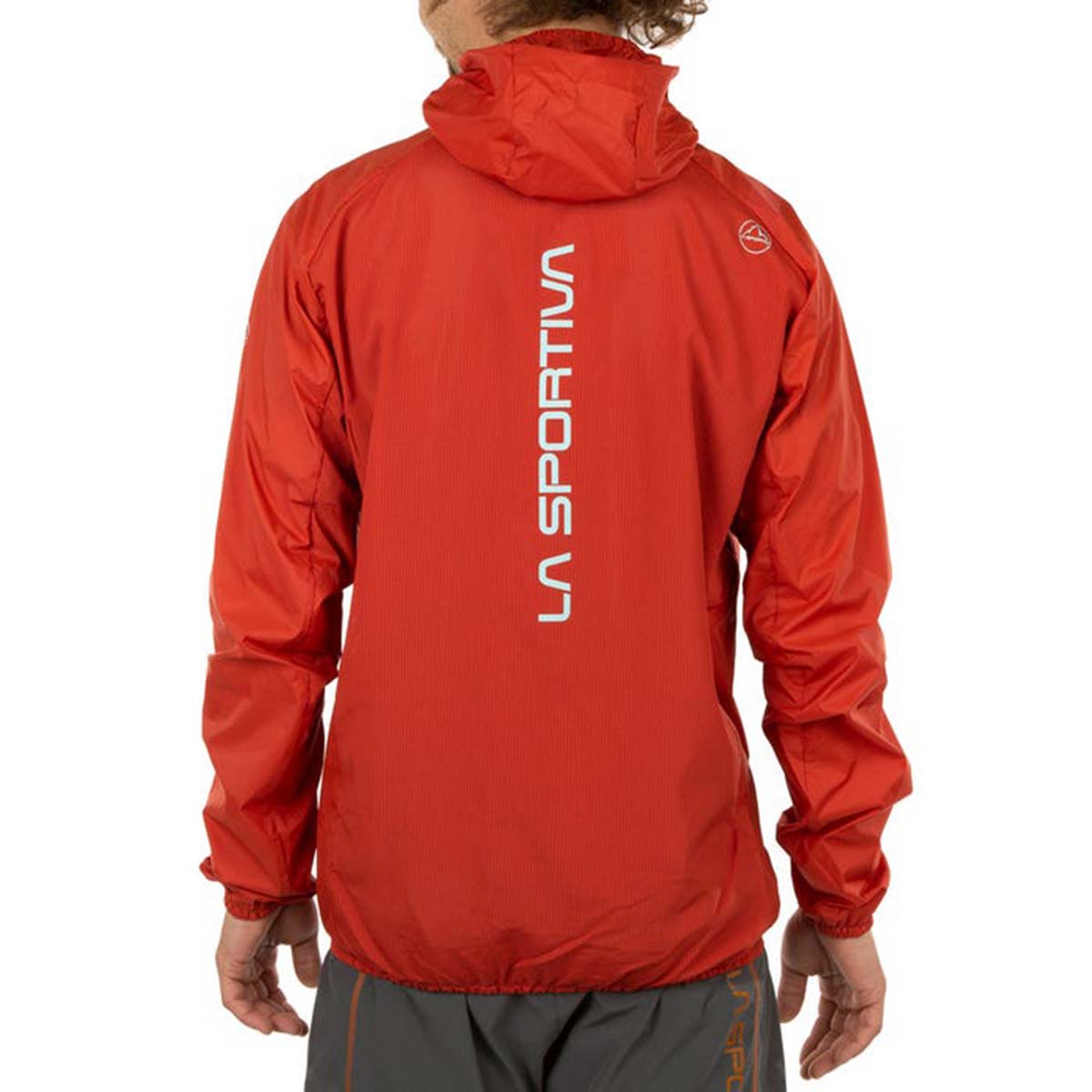 La Sportiva Vento Mens Running Windbreaker Red