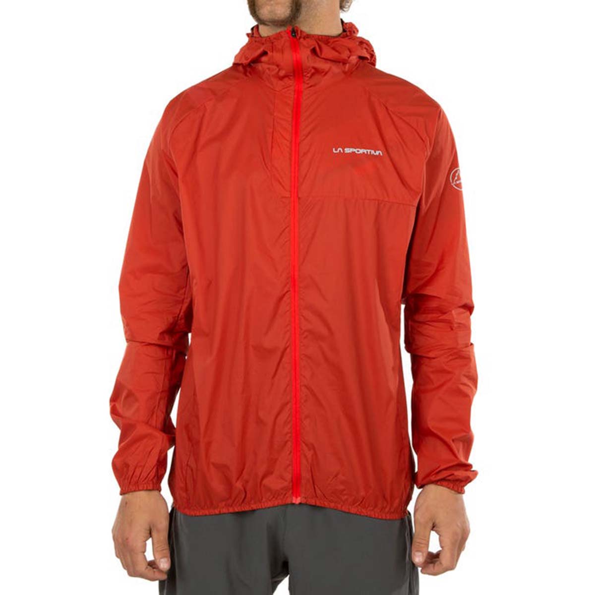 La Sportiva Vento Mens Running Windbreaker Red