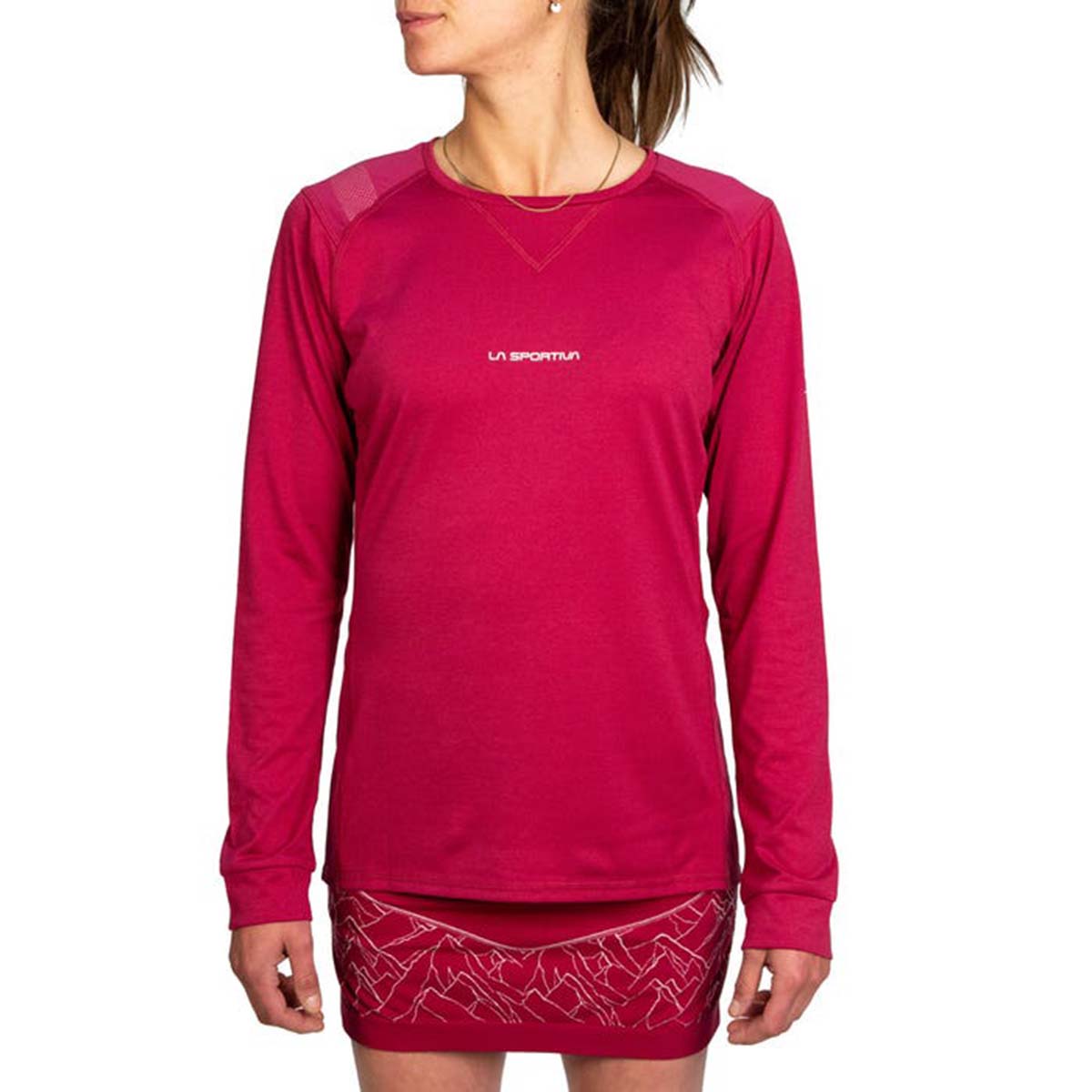 La Sportiva Beyond Long Sleeve Womens Hiking Shirt Purple