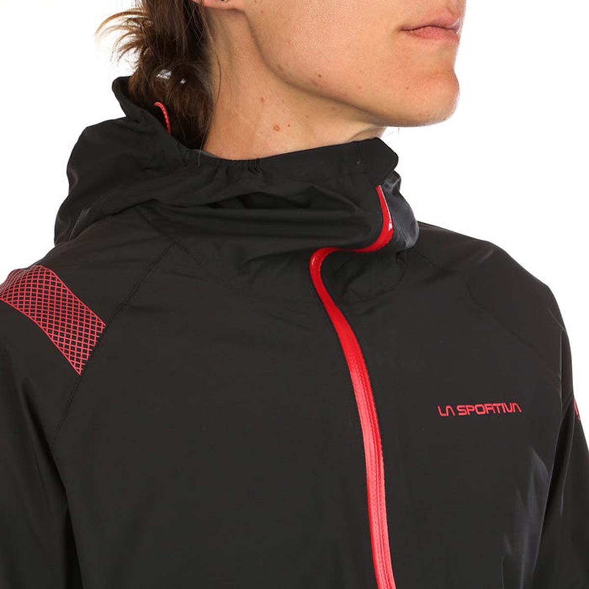 La Sportiva Run Womens Running Jacket Black