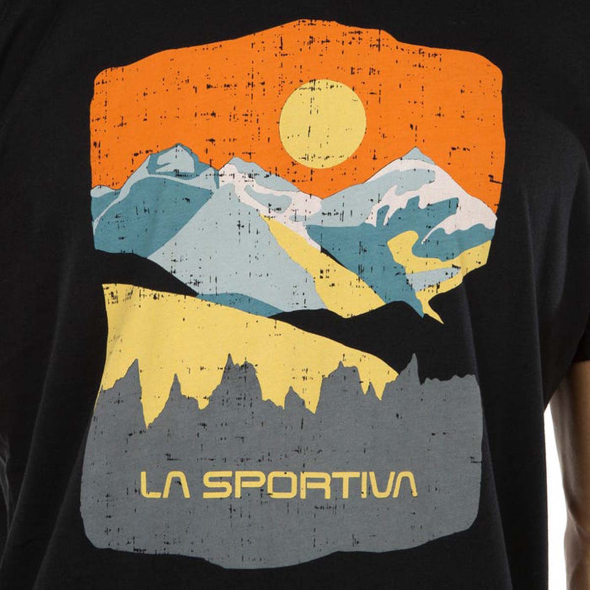La Sportiva Lagorai Mens Climbing T-Shirt Black